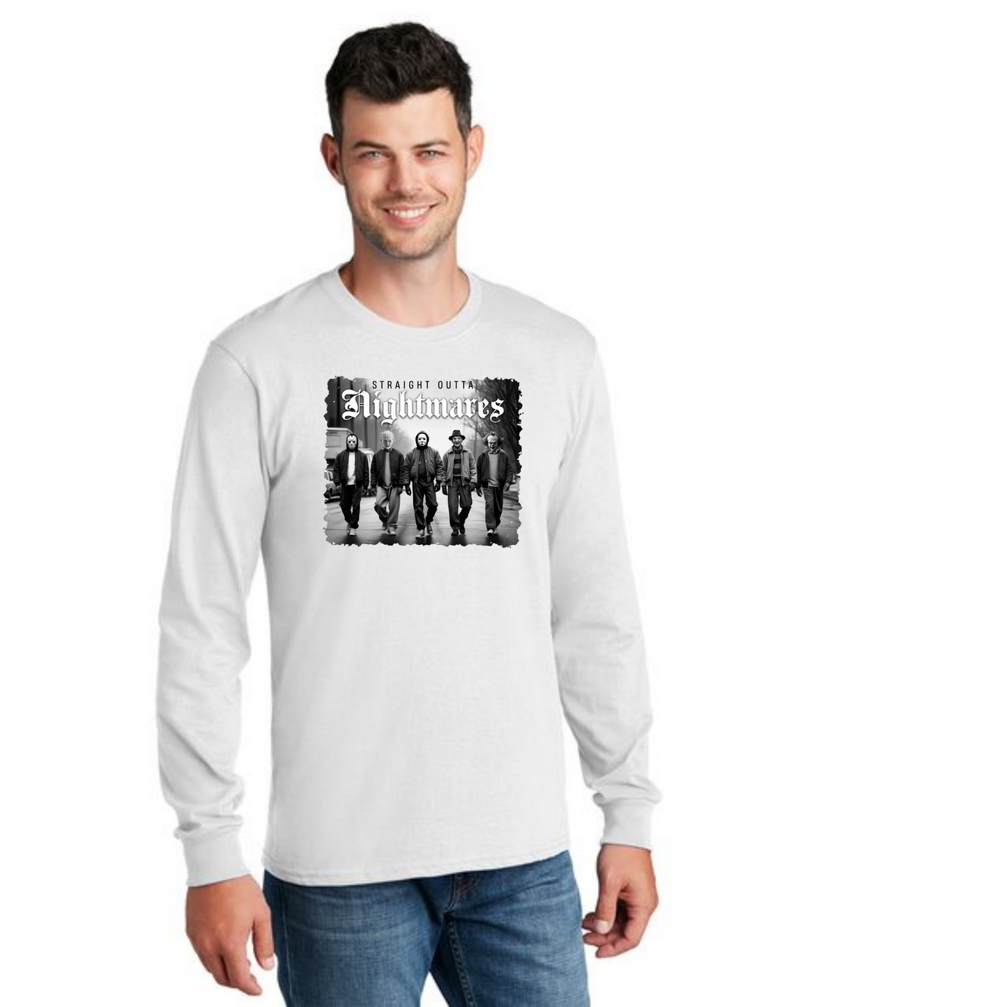 HALLOWEEN PC55LS Port & Company® Long Sleeve Core Cotton Tee HW-32