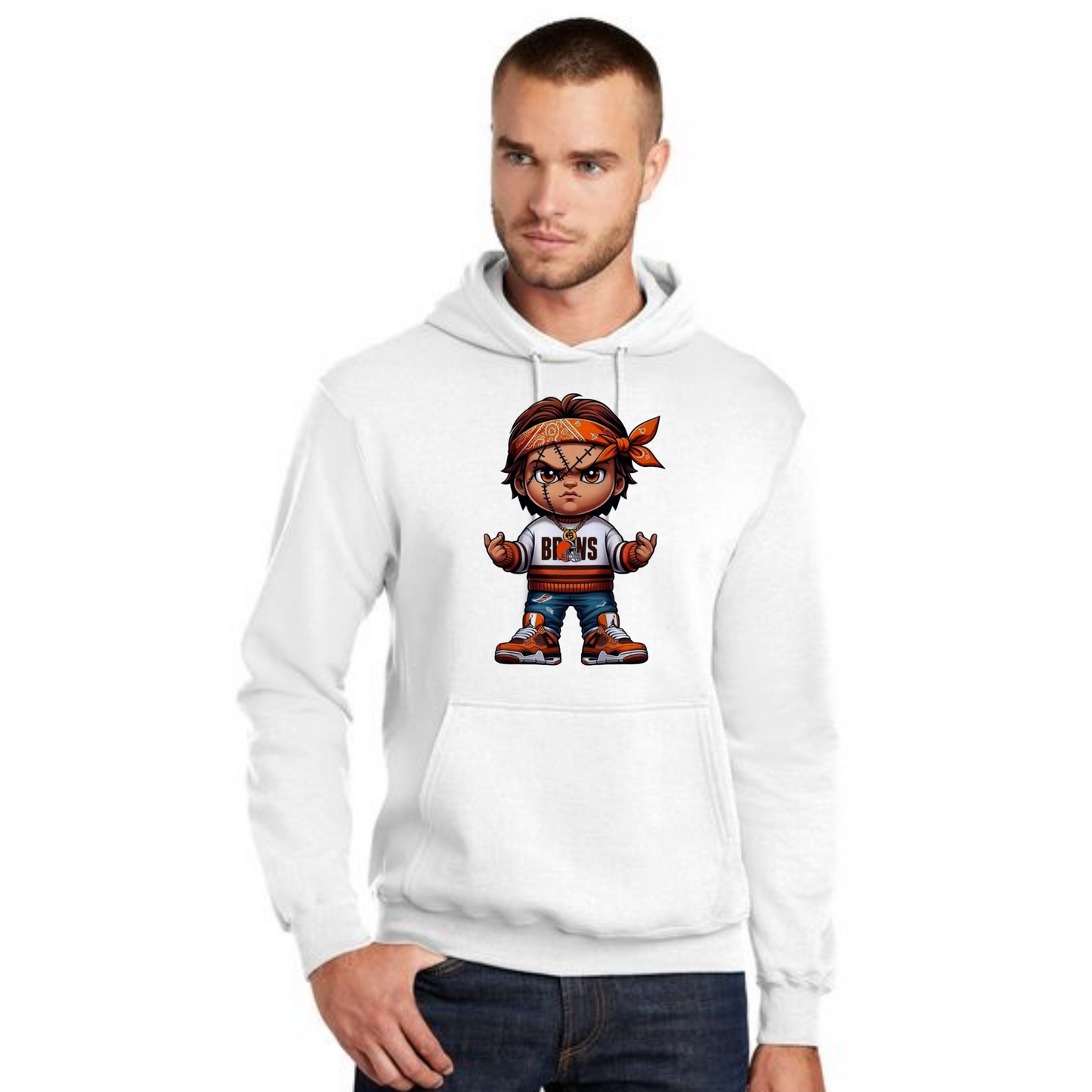 HALLOWEEN PC78H Port & Company® Core Fleece Pullover Hooded Sweatshirt HW-33