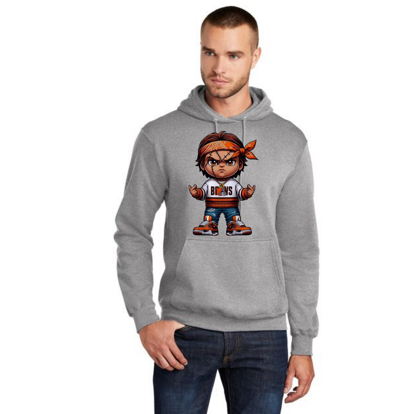 HALLOWEEN PC78H Port & Company® Core Fleece Pullover Hooded Sweatshirt HW-33