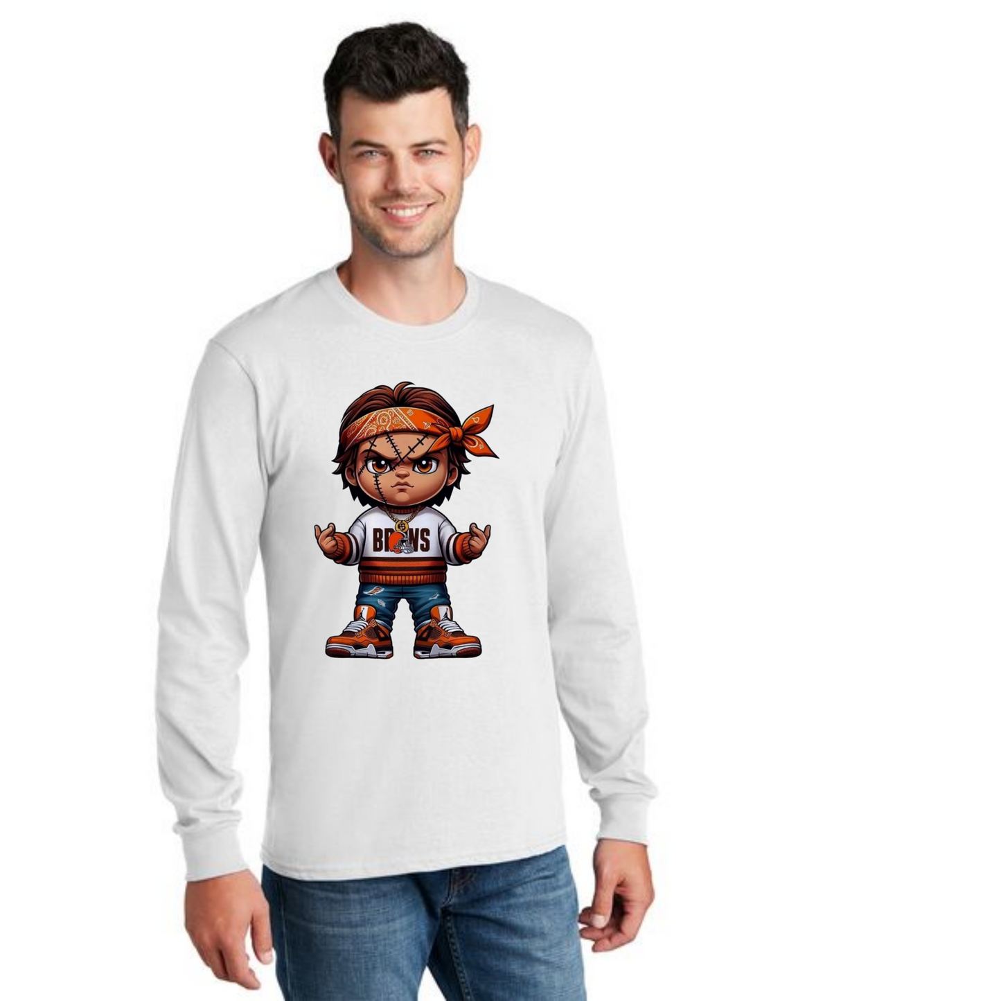 HALLOWEEN PC55LS Port & Company® Long Sleeve Core Cotton Tee HW-33