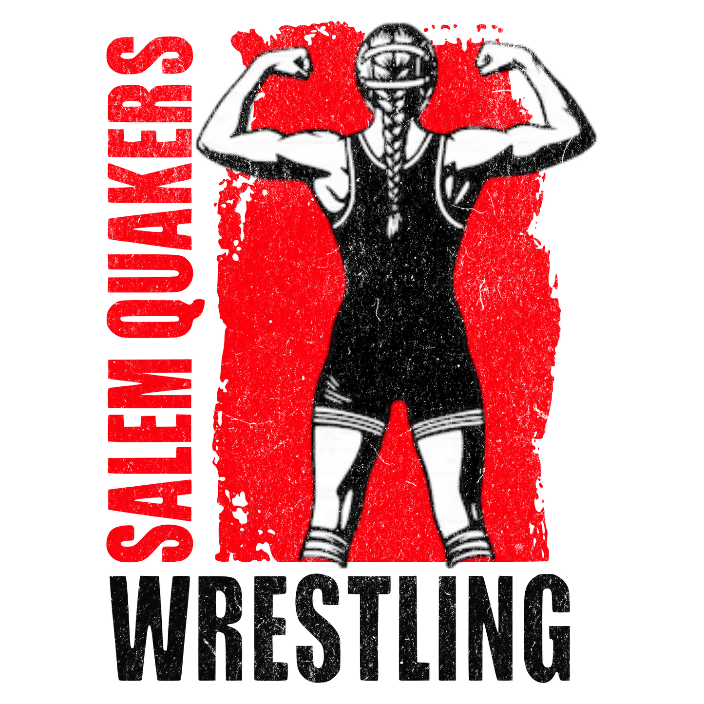 Salem Quakers Wrestling DM130 District ® Perfect Tri ® Tee 24