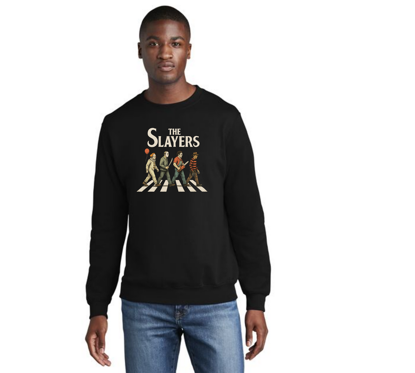 HALLOWEEN THE SLAYERS Port & Company® Core Fleece Crewneck Sweatshirt HW-9