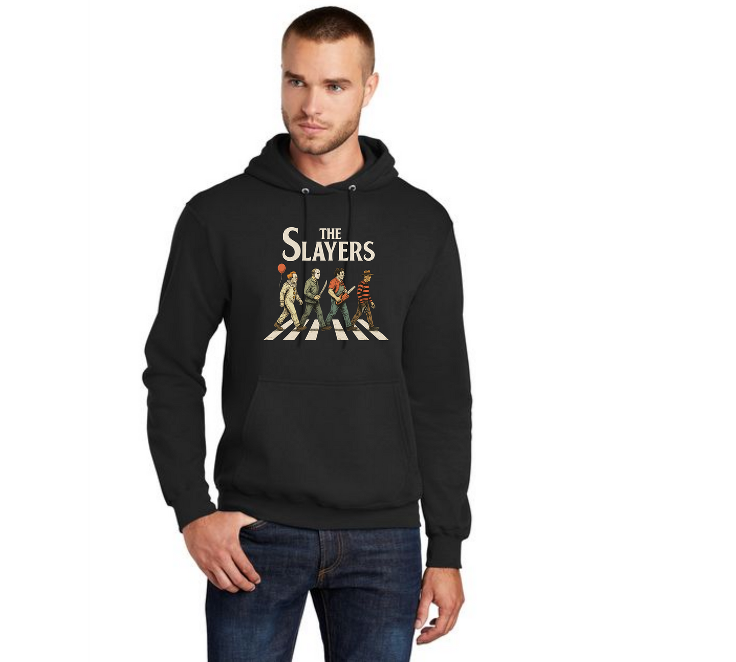 HALLOWEEN THE SLAYERS PC78H Port & Company® Core Fleece Pullover Hooded Sweatshirt HW-9