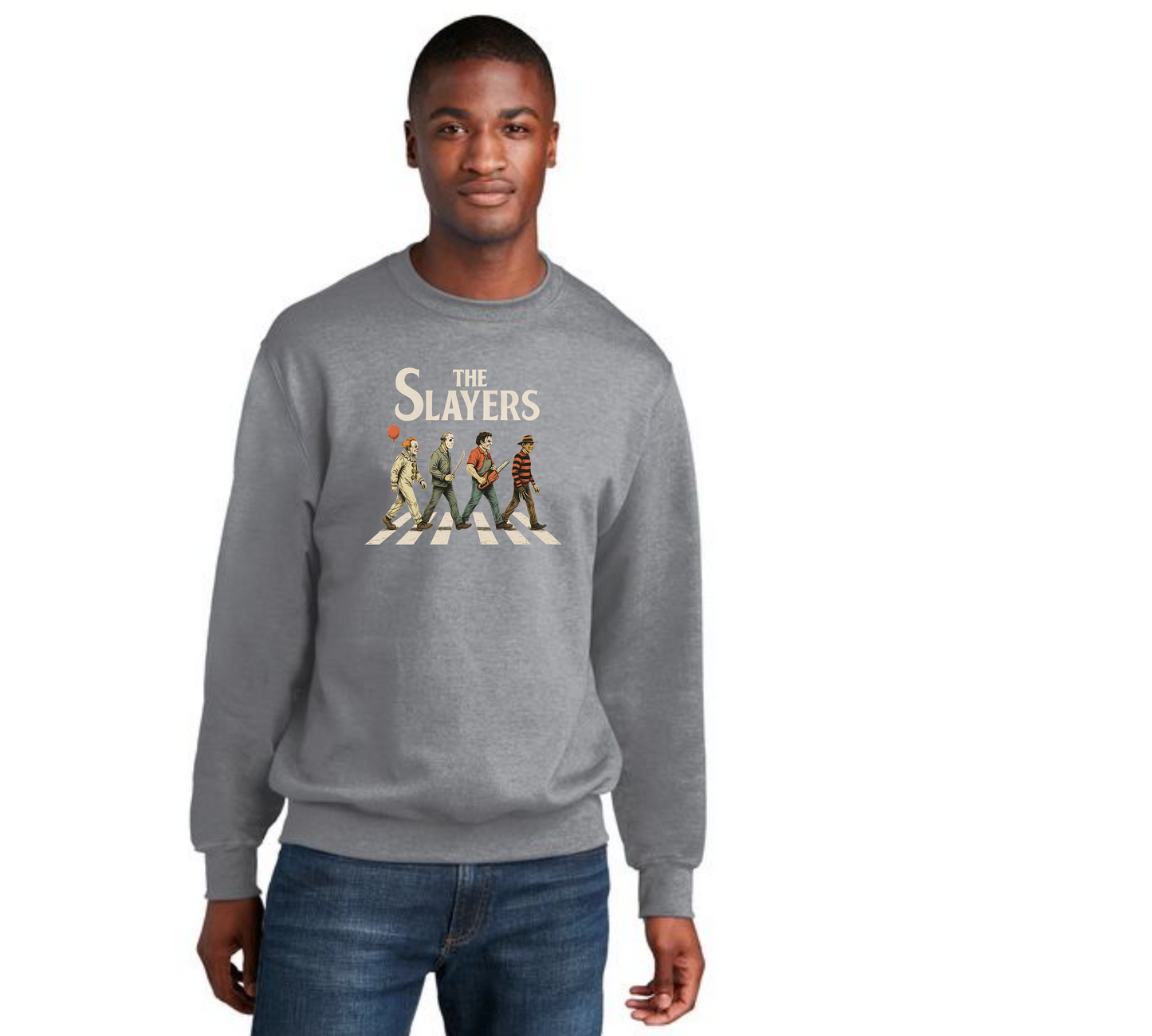 HALLOWEEN THE SLAYERS Port & Company® Core Fleece Crewneck Sweatshirt HW-9