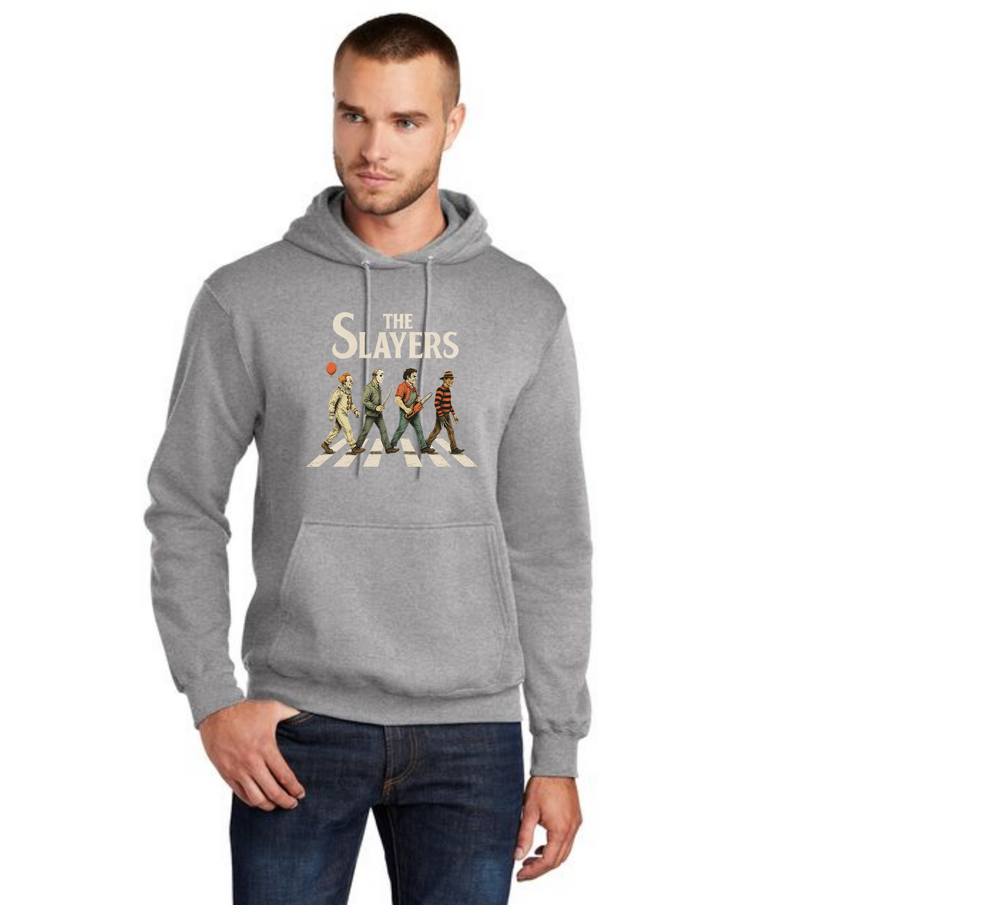 HALLOWEEN THE SLAYERS PC78H Port & Company® Core Fleece Pullover Hooded Sweatshirt HW-9