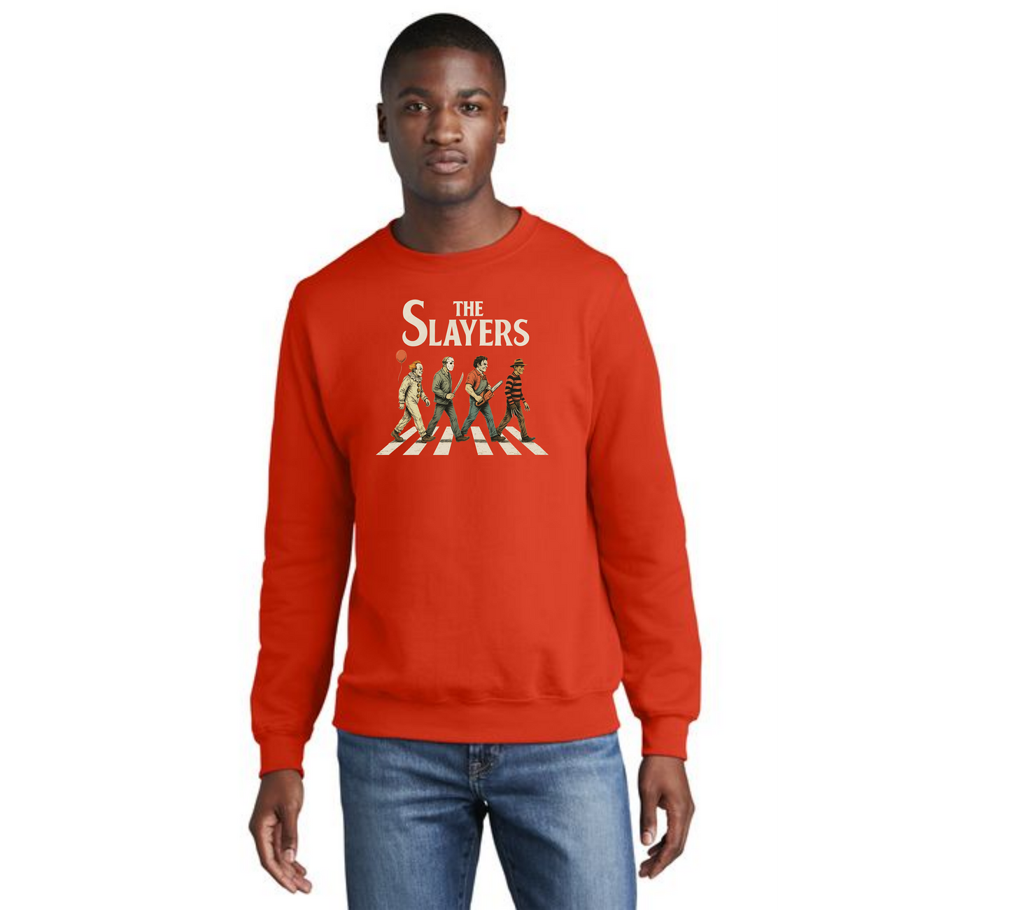 HALLOWEEN THE SLAYERS Port & Company® Core Fleece Crewneck Sweatshirt HW-9
