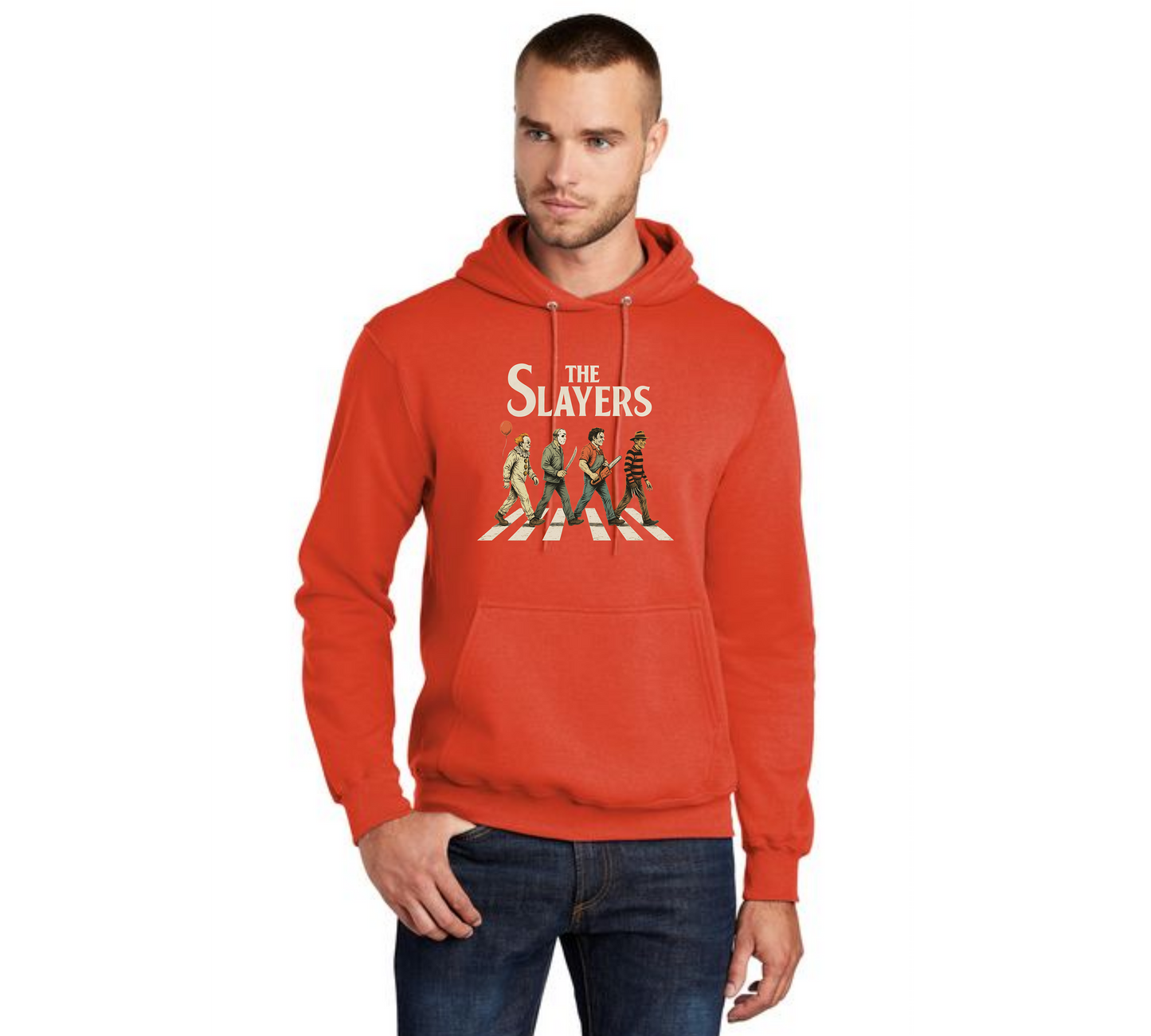 HALLOWEEN THE SLAYERS PC78H Port & Company® Core Fleece Pullover Hooded Sweatshirt HW-9