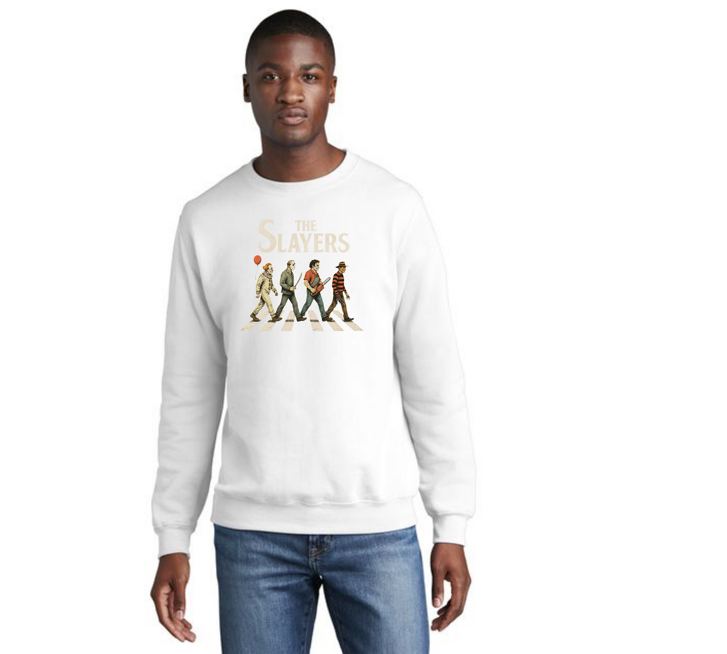 HALLOWEEN THE SLAYERS Port & Company® Core Fleece Crewneck Sweatshirt HW-9