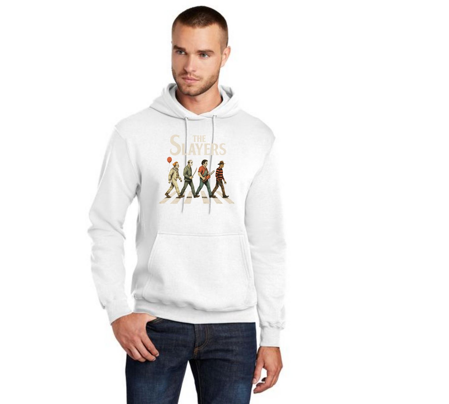 HALLOWEEN THE SLAYERS PC78H Port & Company® Core Fleece Pullover Hooded Sweatshirt HW-9