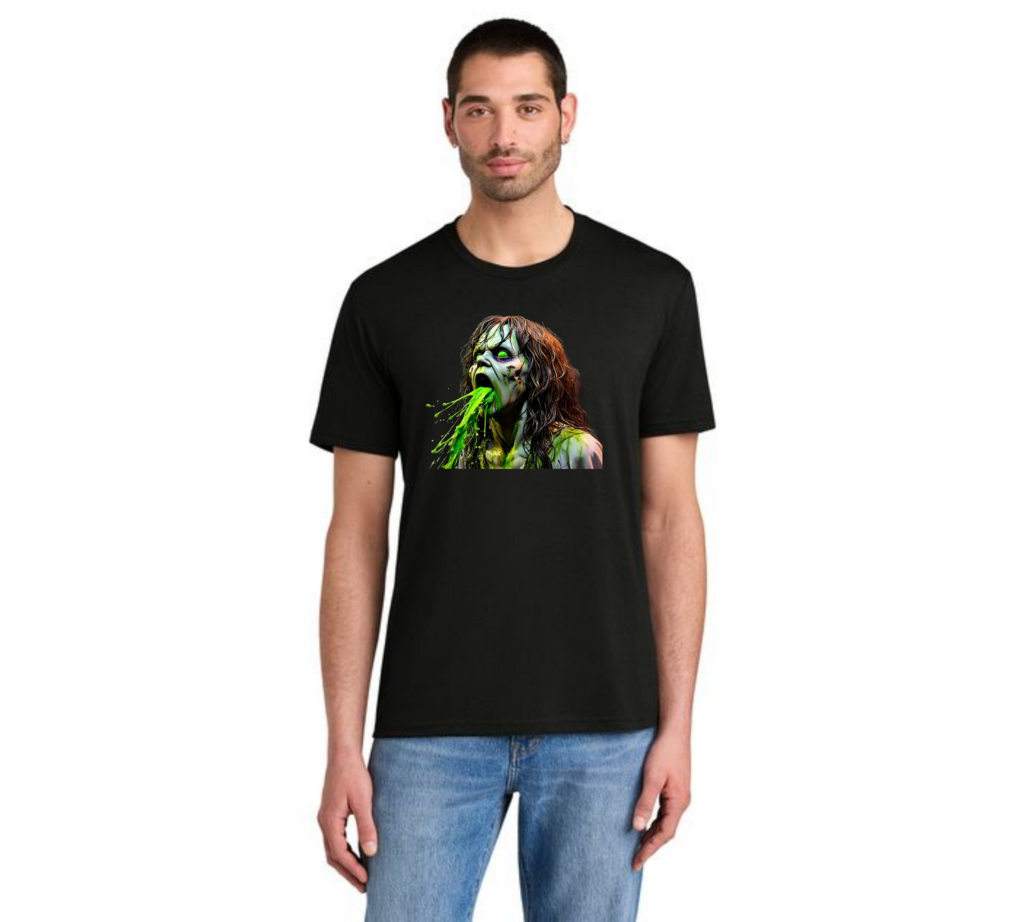HALLOWEEN SCARY GURL DM130 District ® Perfect Tri Tee HW-19