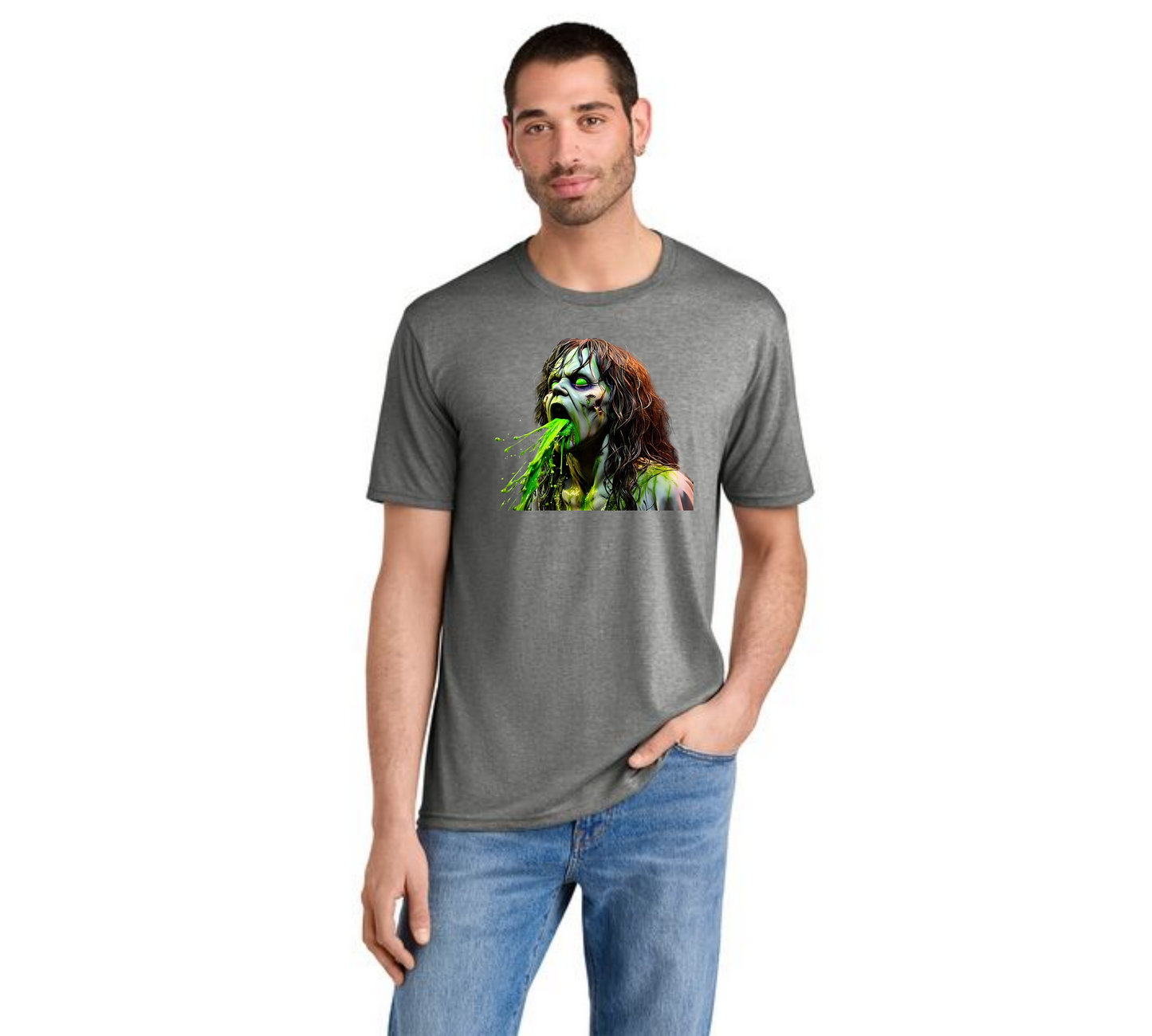 HALLOWEEN SCARY GURL DM130 District ® Perfect Tri Tee HW-19
