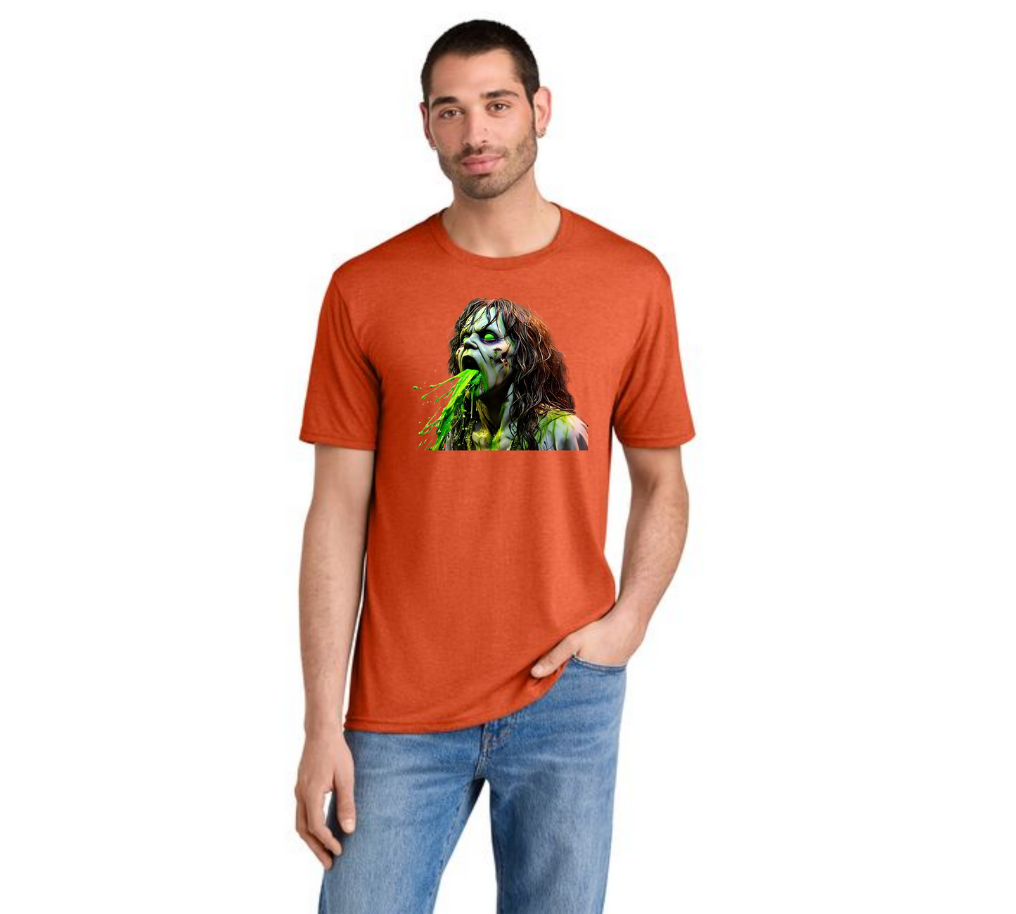 HALLOWEEN SCARY GURL DM130 District ® Perfect Tri Tee HW-19
