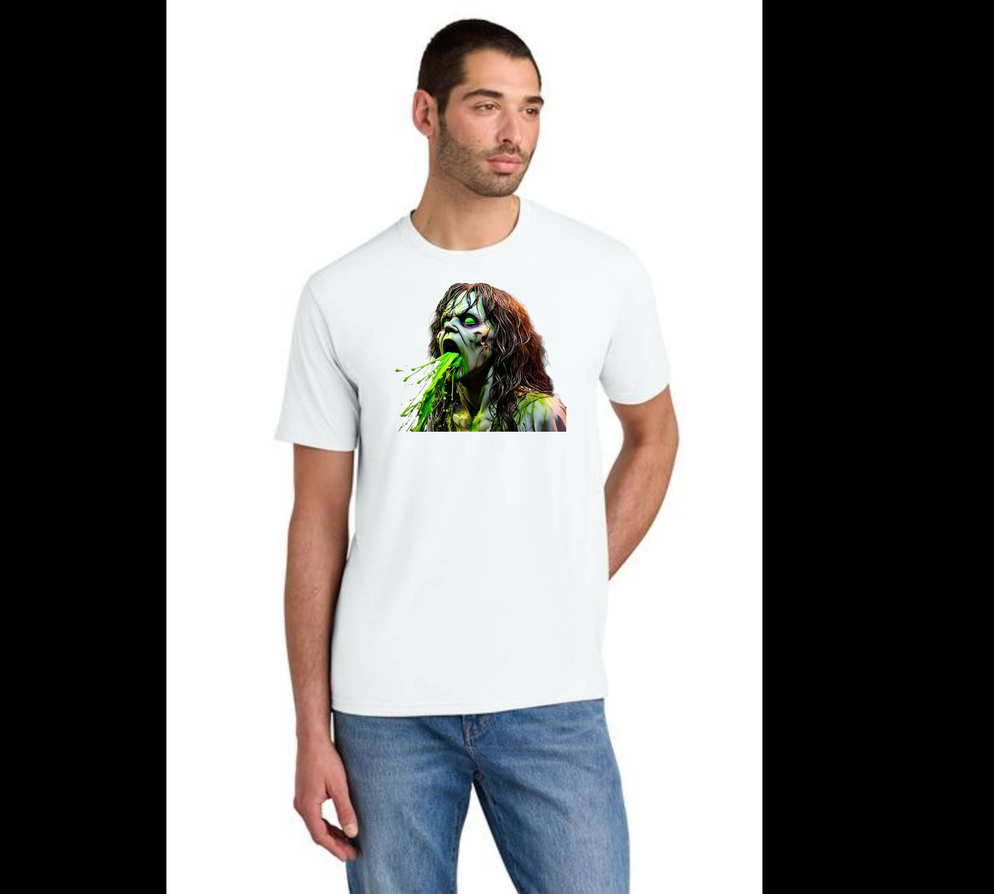 HALLOWEEN SCARY GURL DM130 District ® Perfect Tri Tee HW-19