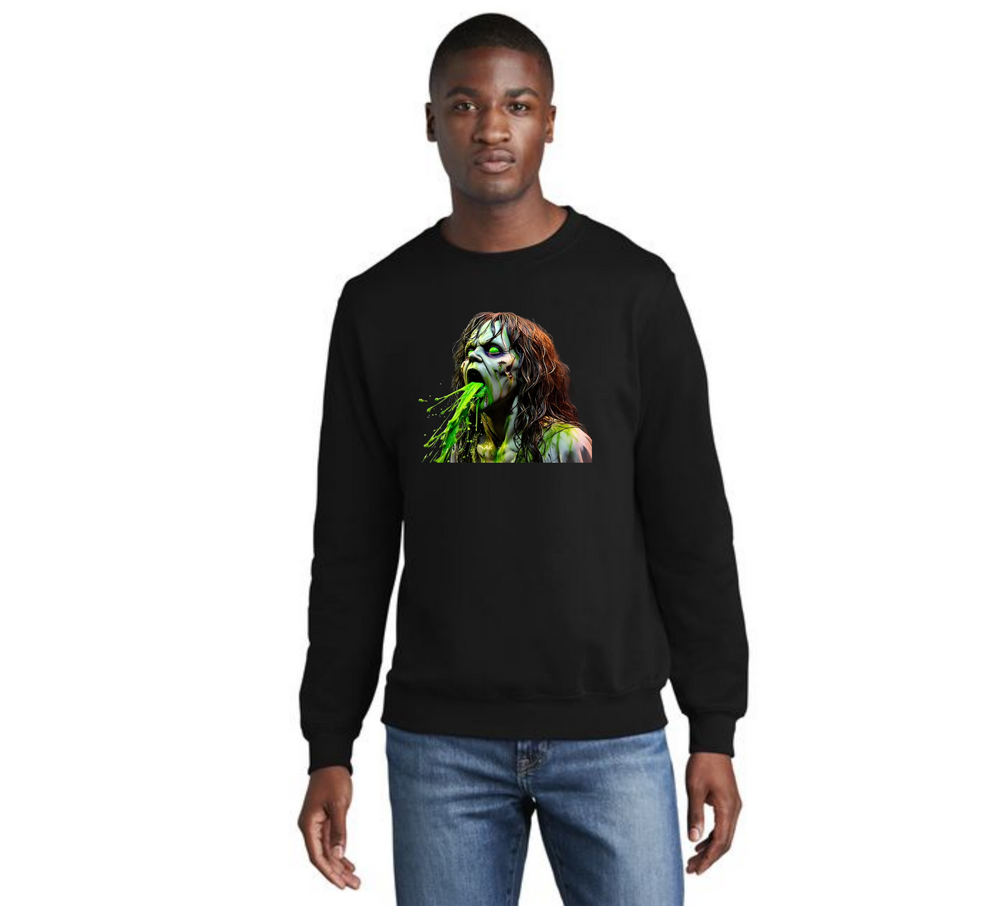 HALLOWEEN BEATLE JUICE Port & Company® Core Fleece Crewneck Sweatshirt HW-20