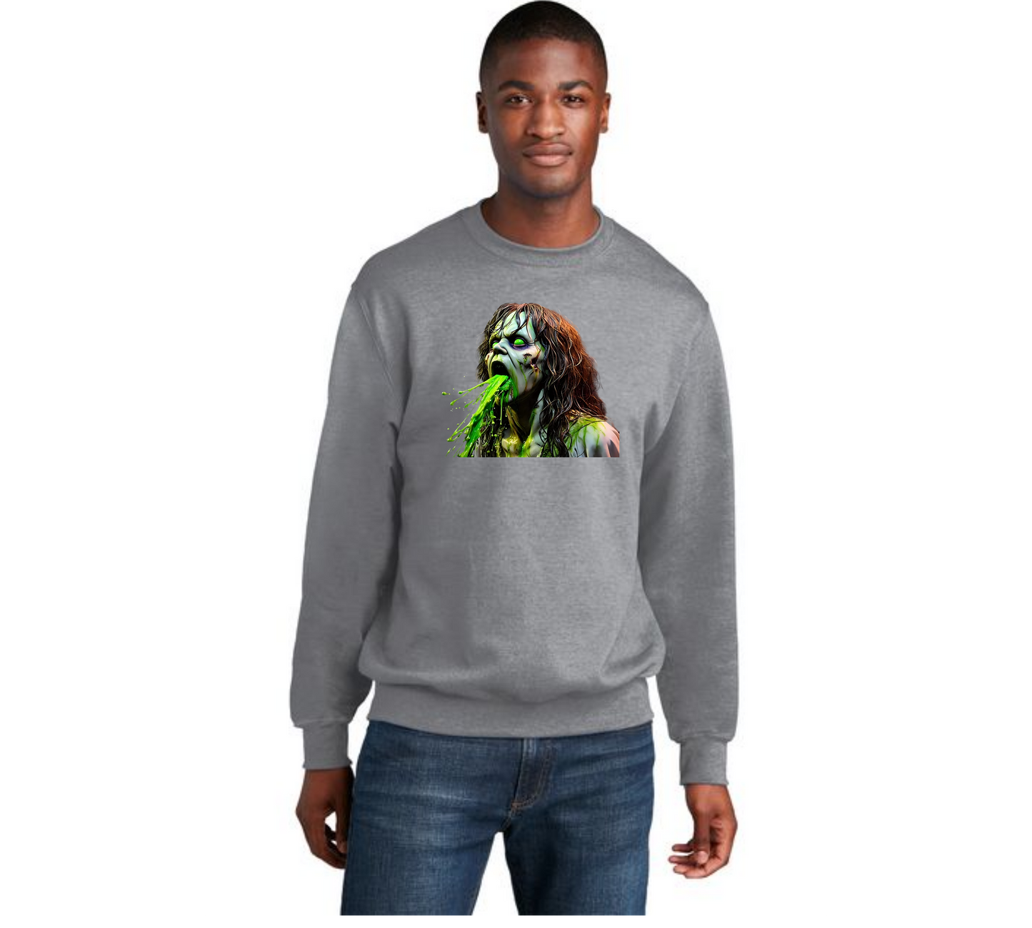 HALLOWEEN BEATLE JUICE Port & Company® Core Fleece Crewneck Sweatshirt HW-20