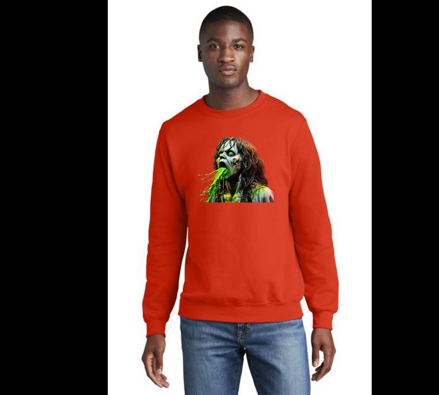 HALLOWEEN BEATLE JUICE Port & Company® Core Fleece Crewneck Sweatshirt HW-20