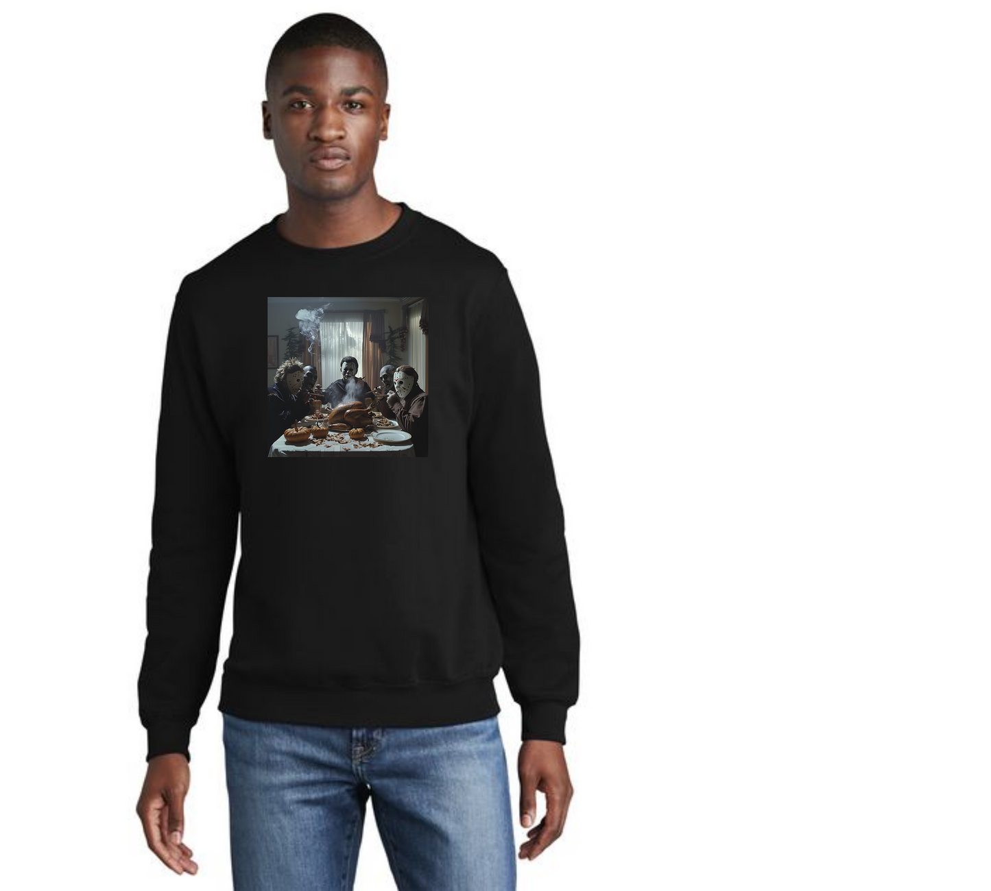 HALLOWEEN FINAL TABLE Port & Company® Core Fleece Crewneck Sweatshirt HW-10