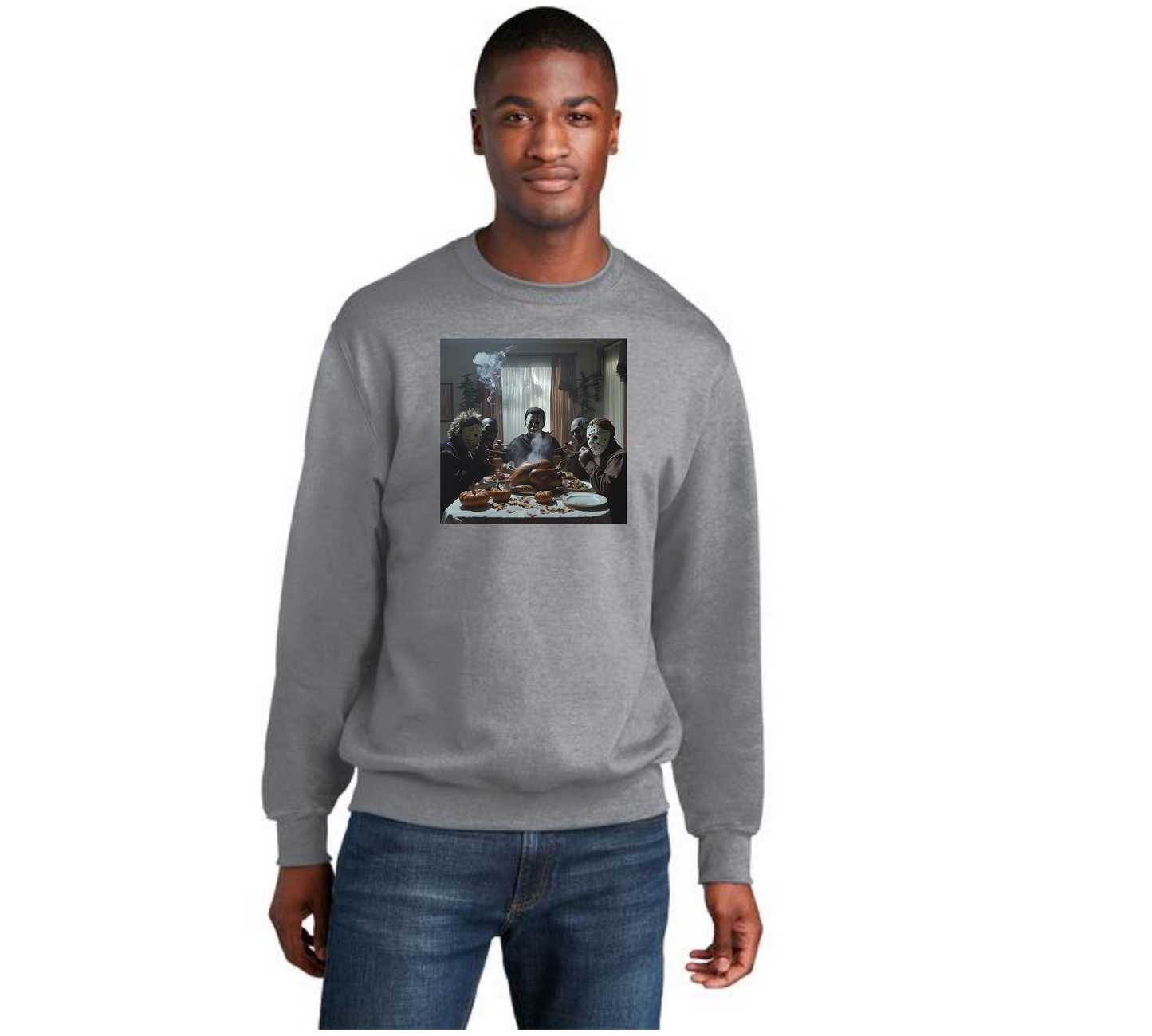 HALLOWEEN FINAL TABLE Port & Company® Core Fleece Crewneck Sweatshirt HW-10