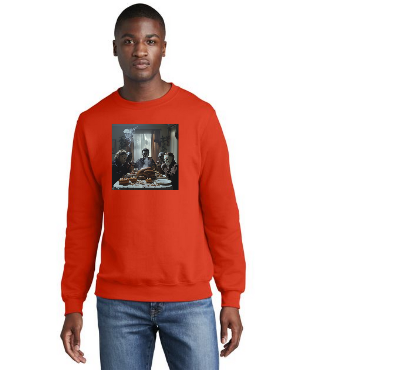 HALLOWEEN FINAL TABLE Port & Company® Core Fleece Crewneck Sweatshirt HW-10