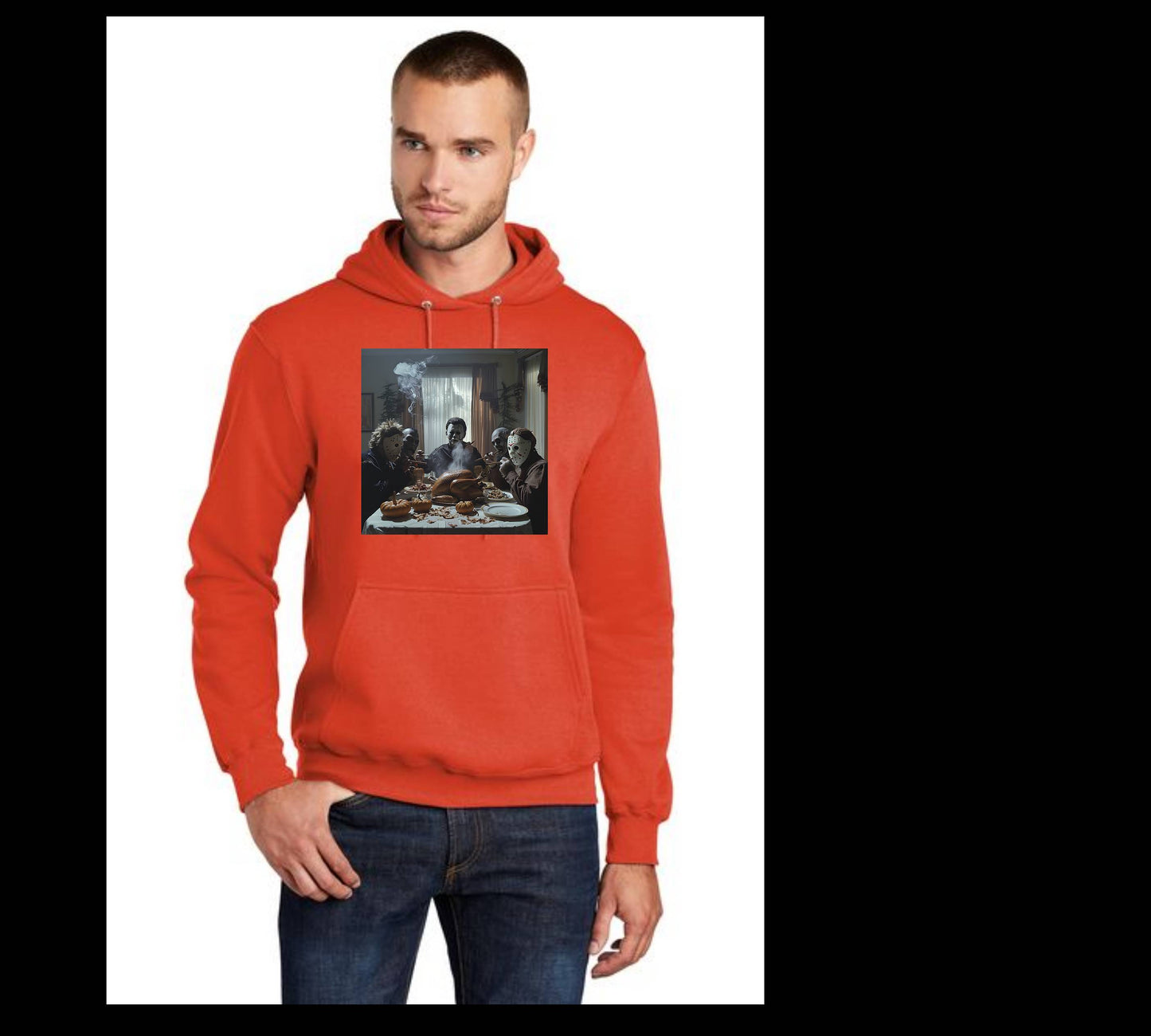 HALLOWEEN FINAL TABLE PC78H Port & Company® Core Fleece Pullover Hooded Sweatshirt HW-10