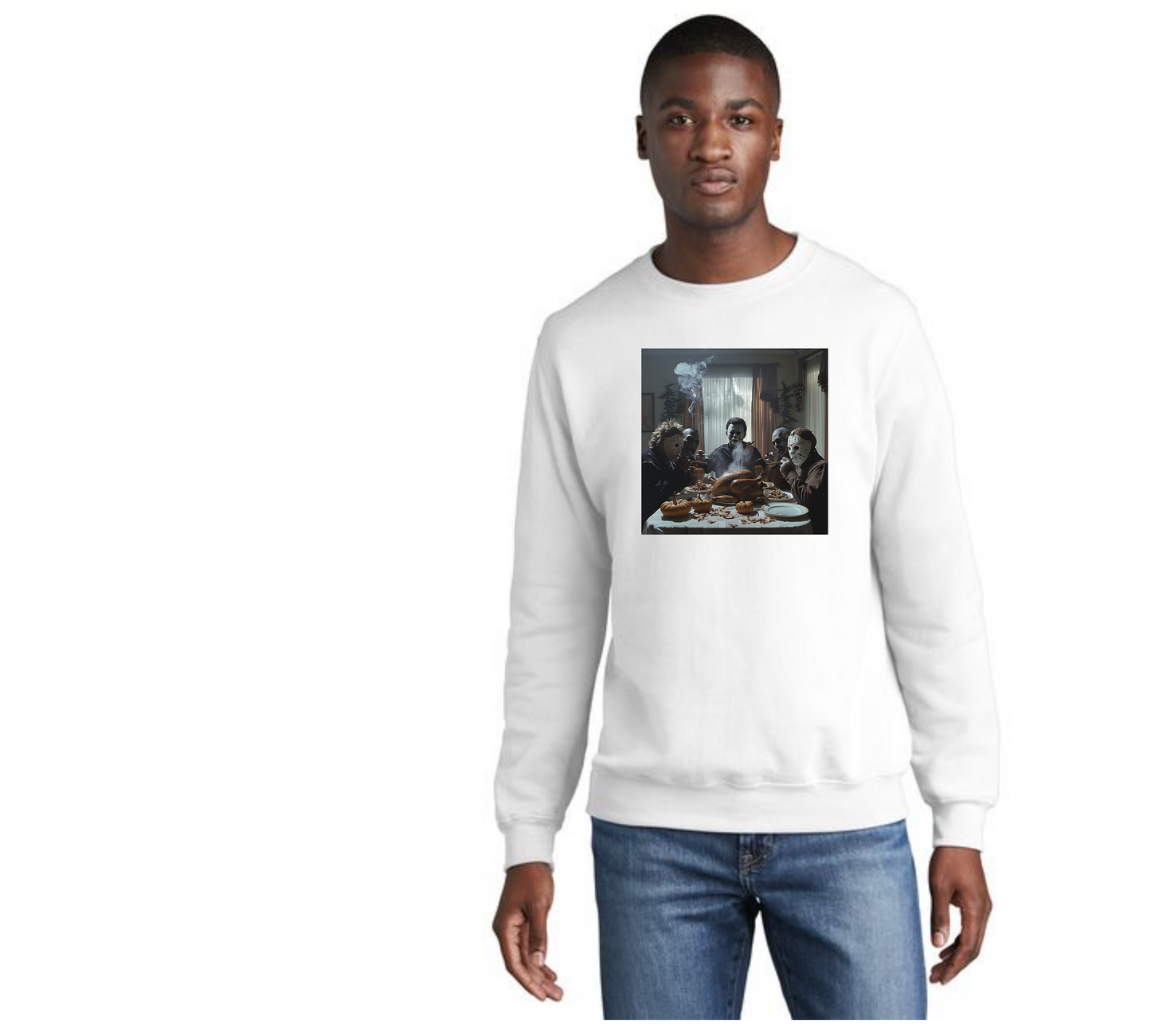 HALLOWEEN FINAL TABLE Port & Company® Core Fleece Crewneck Sweatshirt HW-10