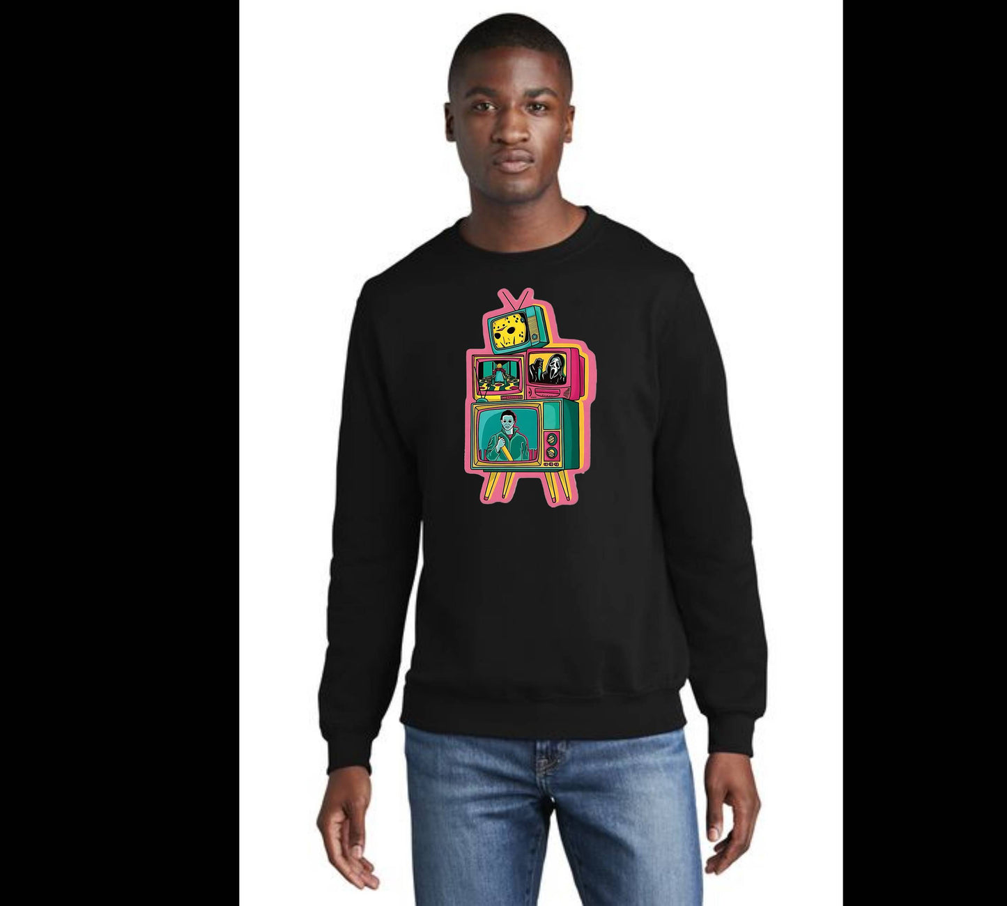 HALLOWEEN TV SLAYERS Port & Company® Core Fleece Crewneck Sweatshirt HW-11