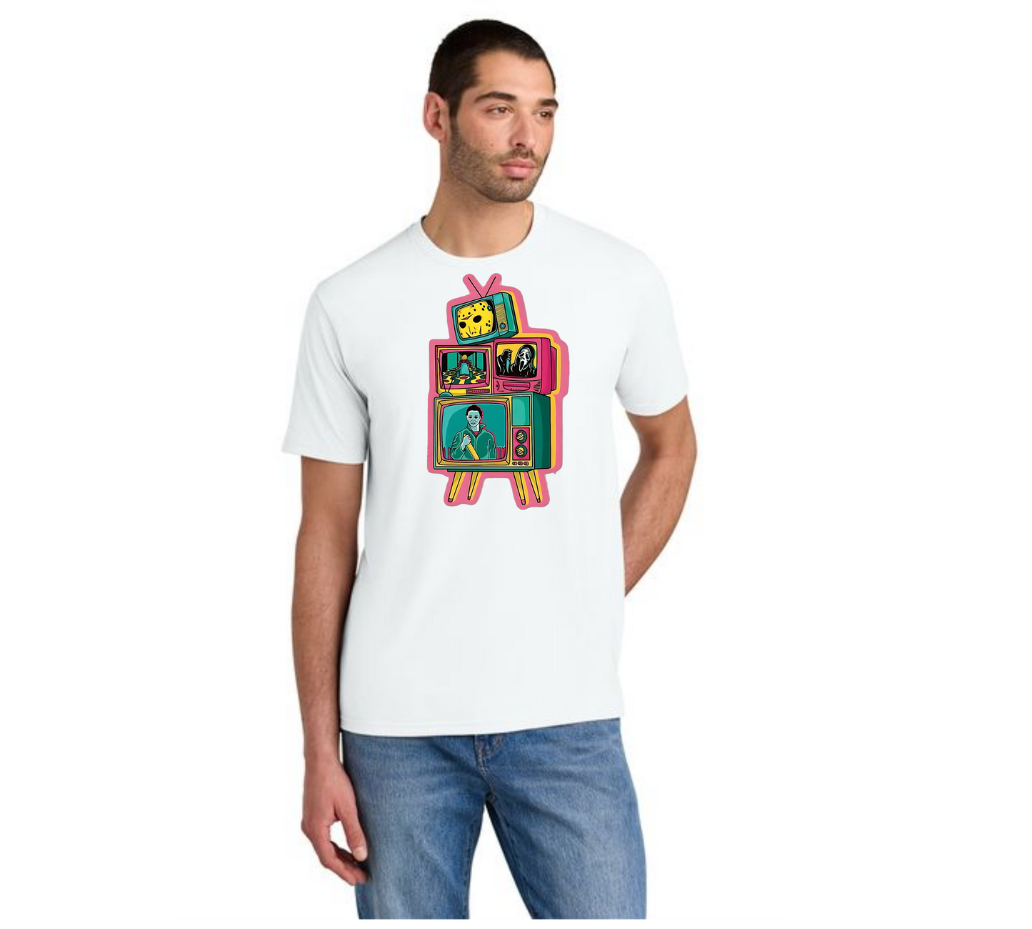 HALLOWEEN TV SLAYERS PC55LS Port & Company® Long Sleeve Core Cotton Tee -11