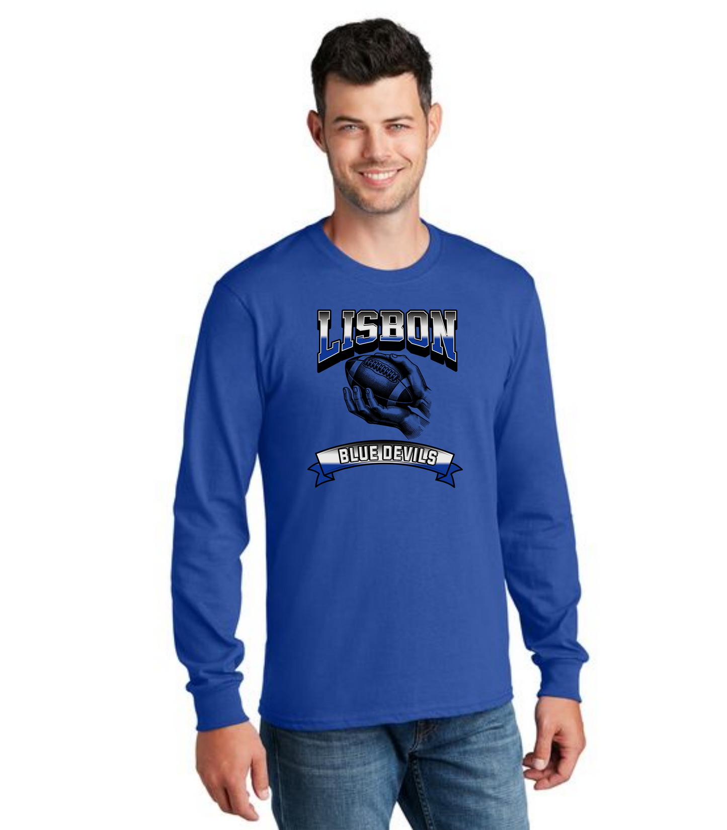 LISBON FOOTBALL PC54LS Long Sleeve Core Cotton 8