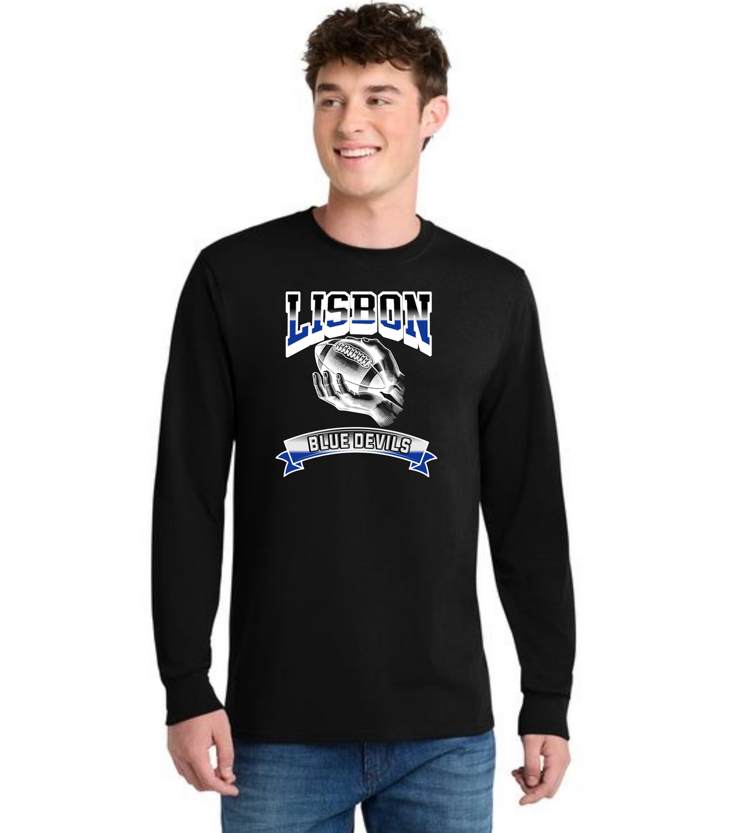 LISBON FOOTBALL PC54LS Long Sleeve Core Cotton 8