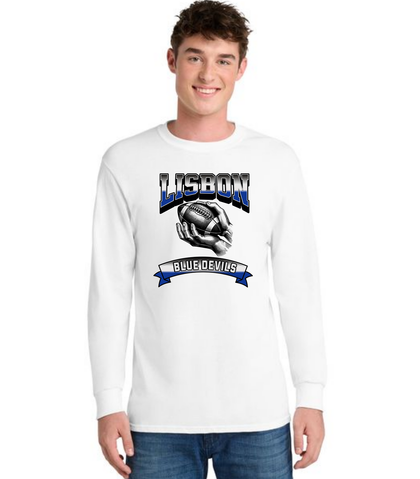 LISBON FOOTBALL PC54LS Long Sleeve Core Cotton 8