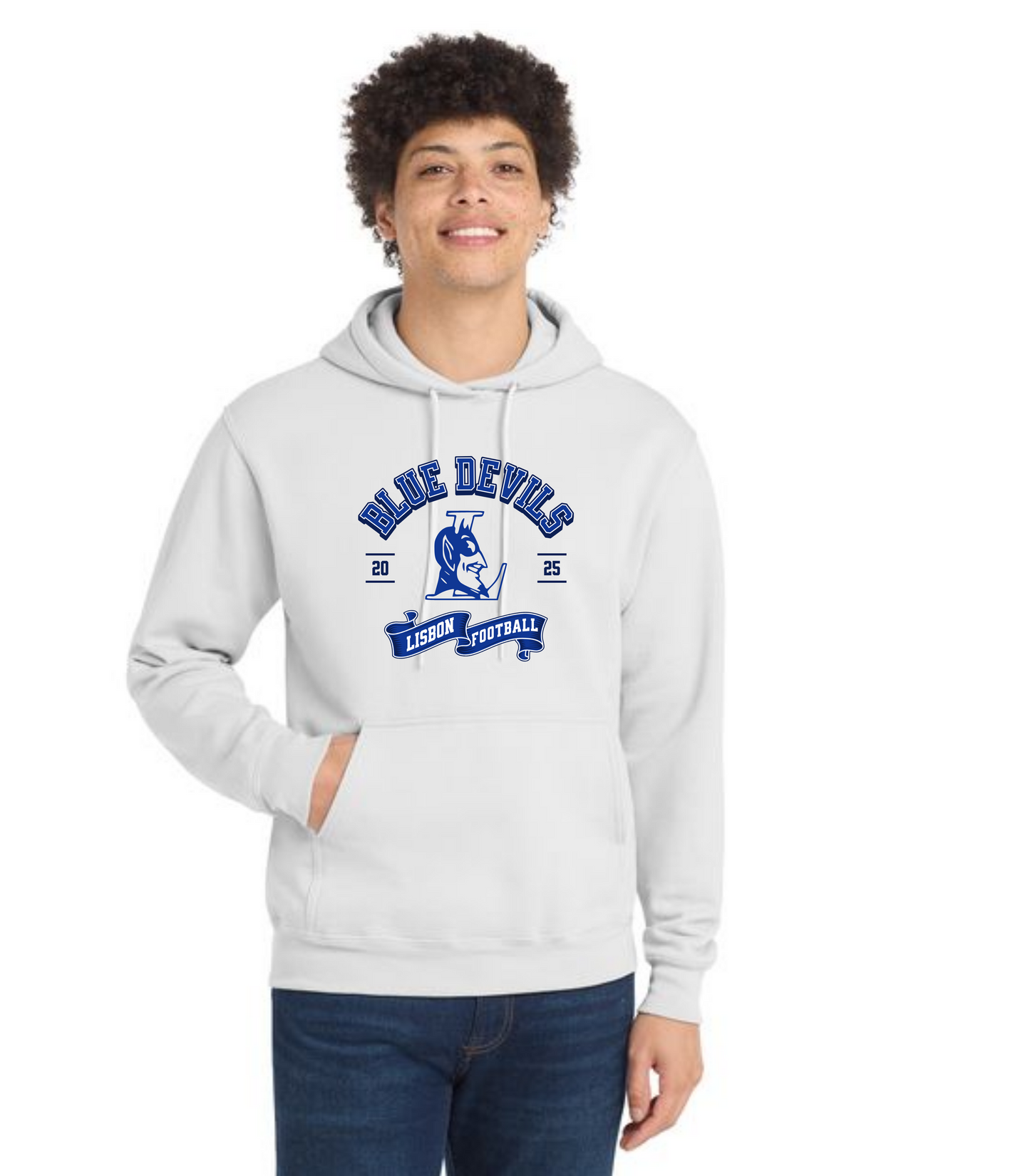 LISBON FOOTBALL PC78H Port & Company® Core Fleece Pullover Hooded Sweatshirt 9