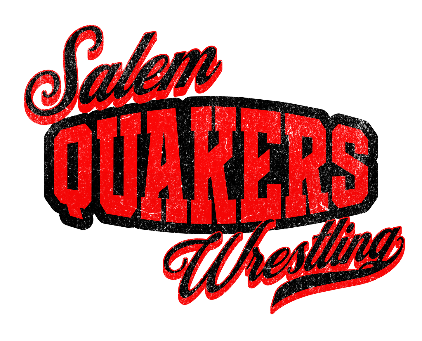 Salem Quakers Wrestling DM130 District ® Perfect Tri ® Tee 3