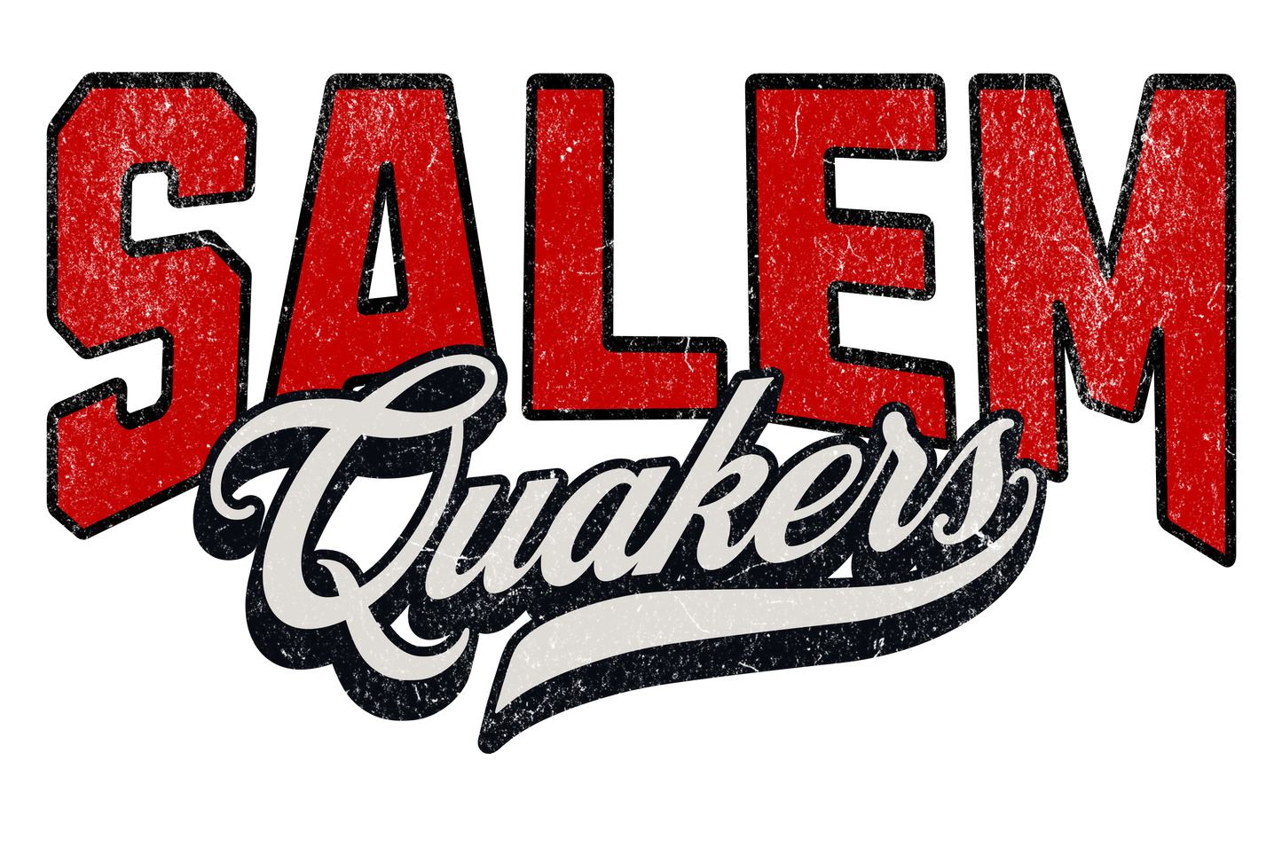SALEM QUAKERS TAIL 64000 Gildan Softstyle® T-Shirt 2