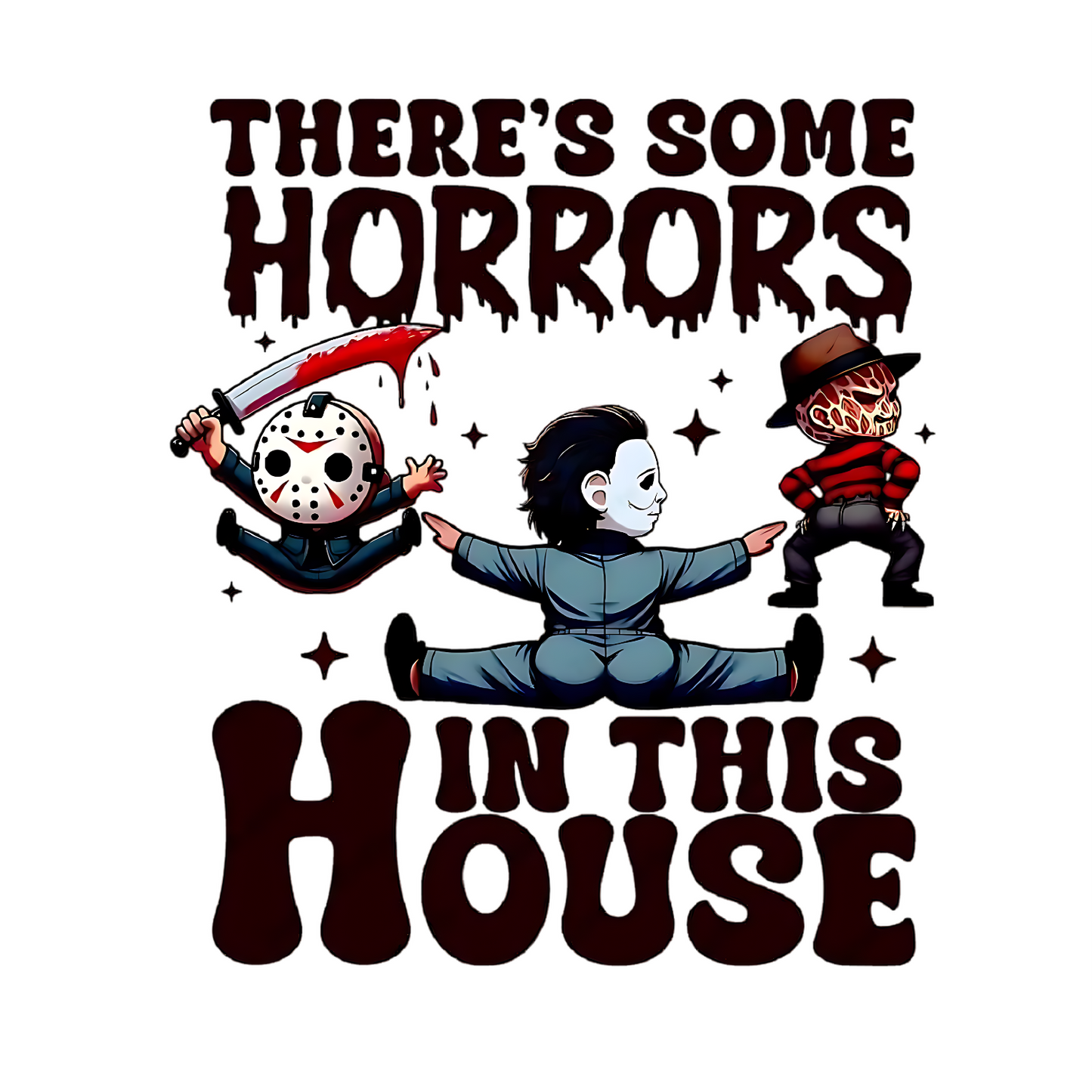 HALLOWEEN HORRORS IN THE HOUSE DM130 District ® Perfect Tri Tee HW-23