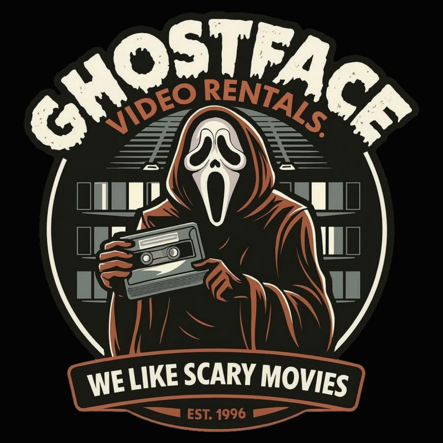 HALLOWEEN SCARY MOVIE Port & Company® Core Fleece Crewneck Sweatshirt HW-26