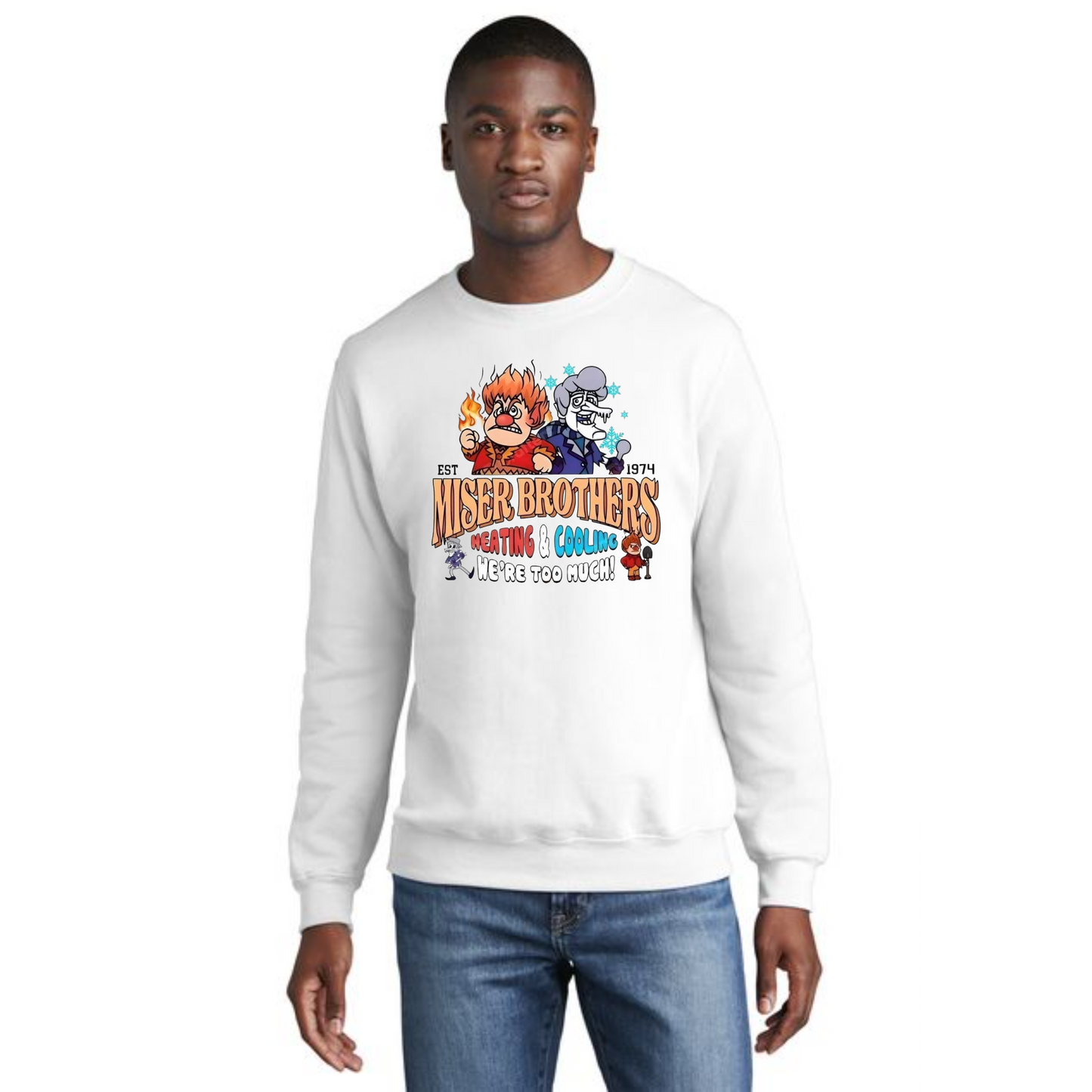 CHRISTMAS PC78 Port & Company® Core Fleece Crewneck Sweatshirt 8