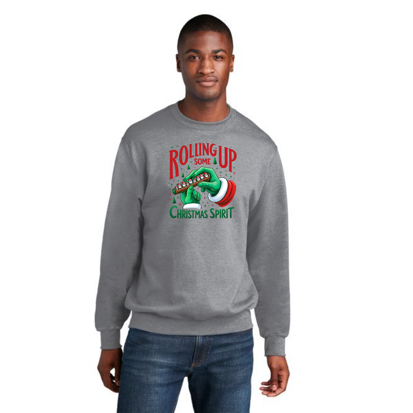CHRISTMAS PC78 Port & Company® Core Fleece Crewneck Sweatshirt 17