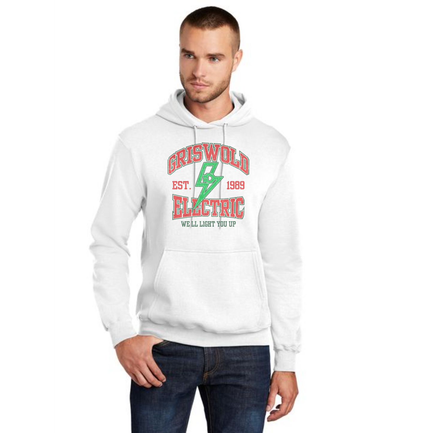 CHRISTMAS Port & Company® Core Fleece Pullover Hooded Sweatshirt 6