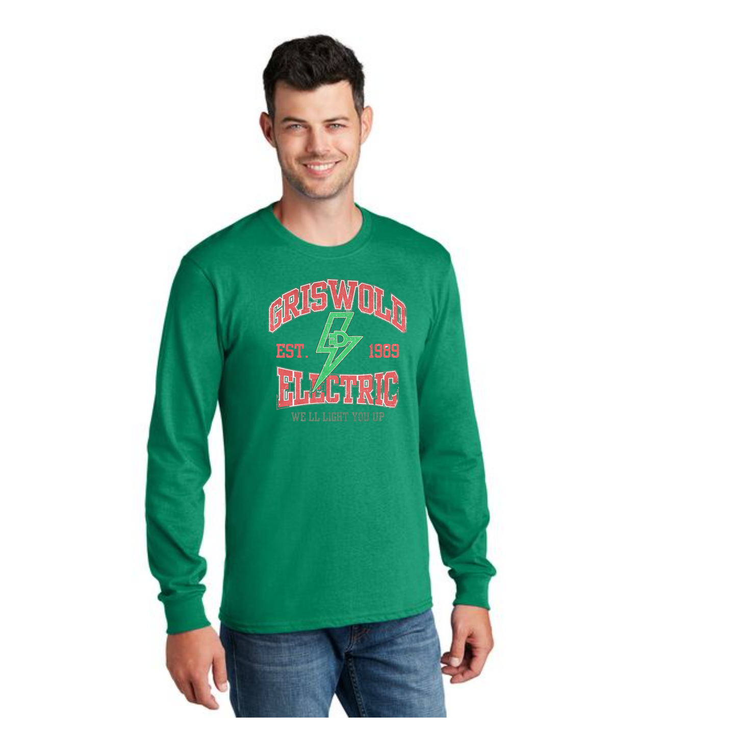 CHRISTMAS PC54LS Port & Company® Long Sleeve Core Cotton Tee 6