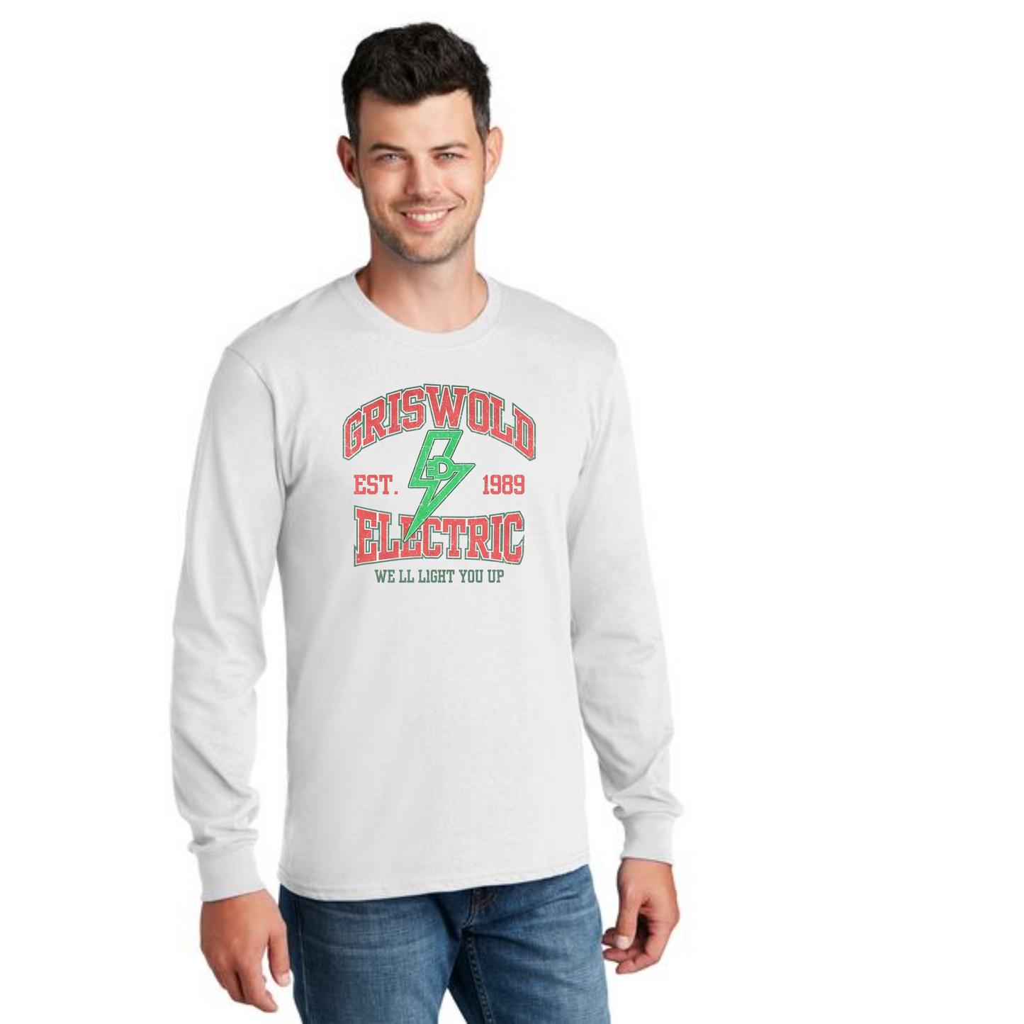 CHRISTMAS PC54LS Port & Company® Long Sleeve Core Cotton Tee 6
