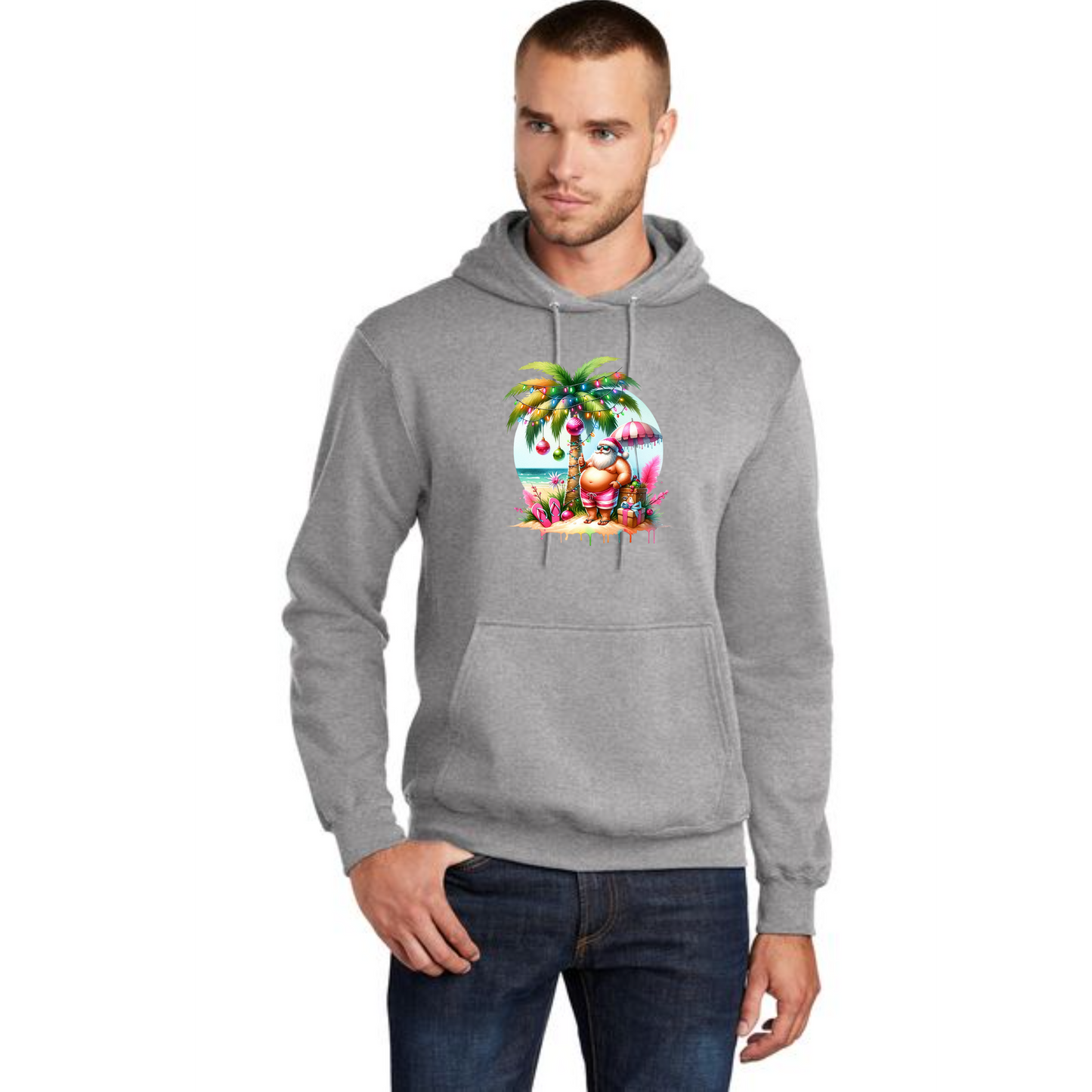 CHRISTMAS Port & Company® Core Fleece Pullover Hooded Sweatshirt 18