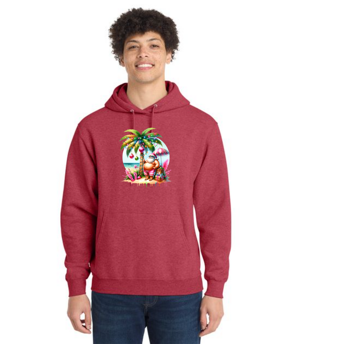 CHRISTMAS Port & Company® Core Fleece Pullover Hooded Sweatshirt 18