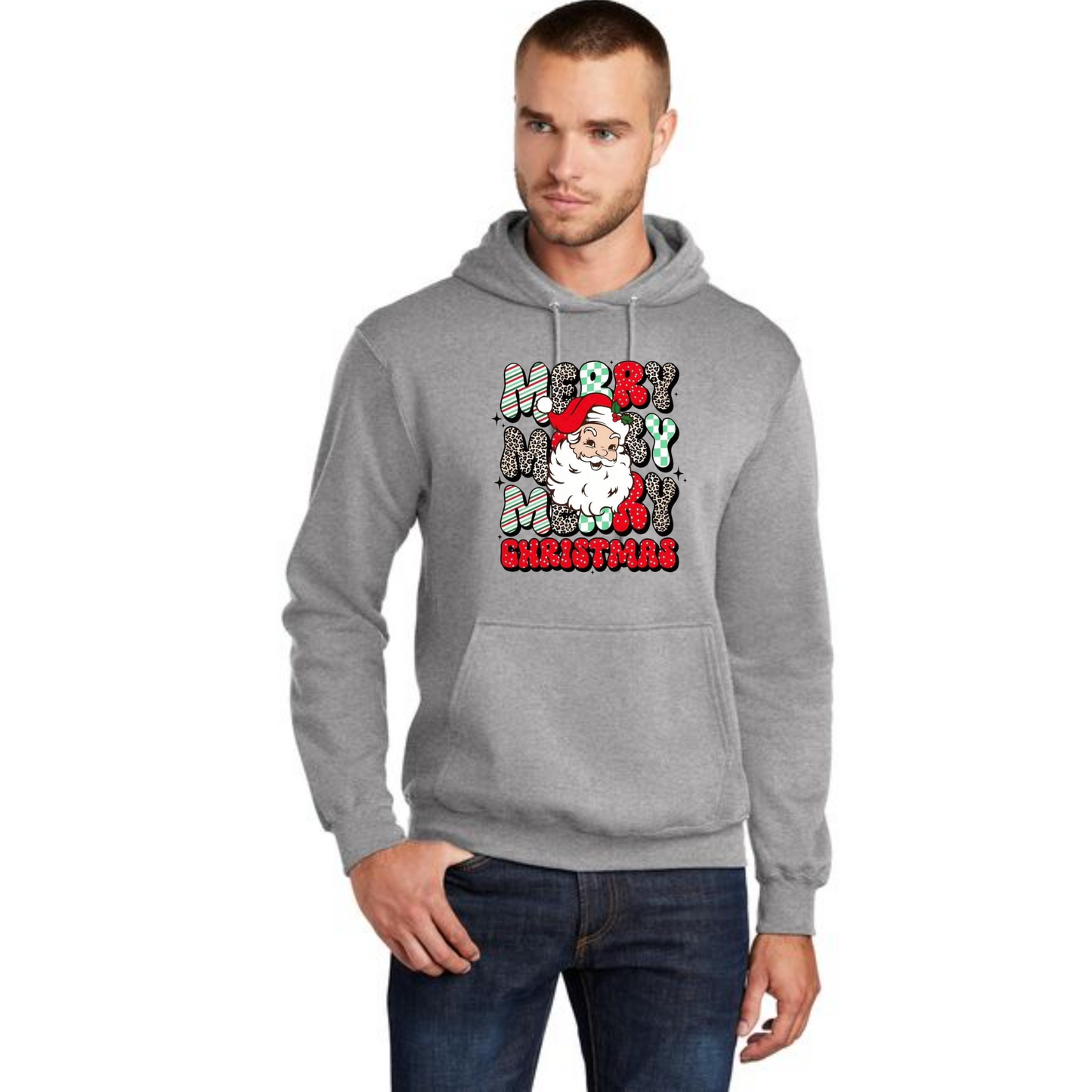 CHRISTMAS Port & Company® Core Fleece Pullover Hooded Sweatshirt 19