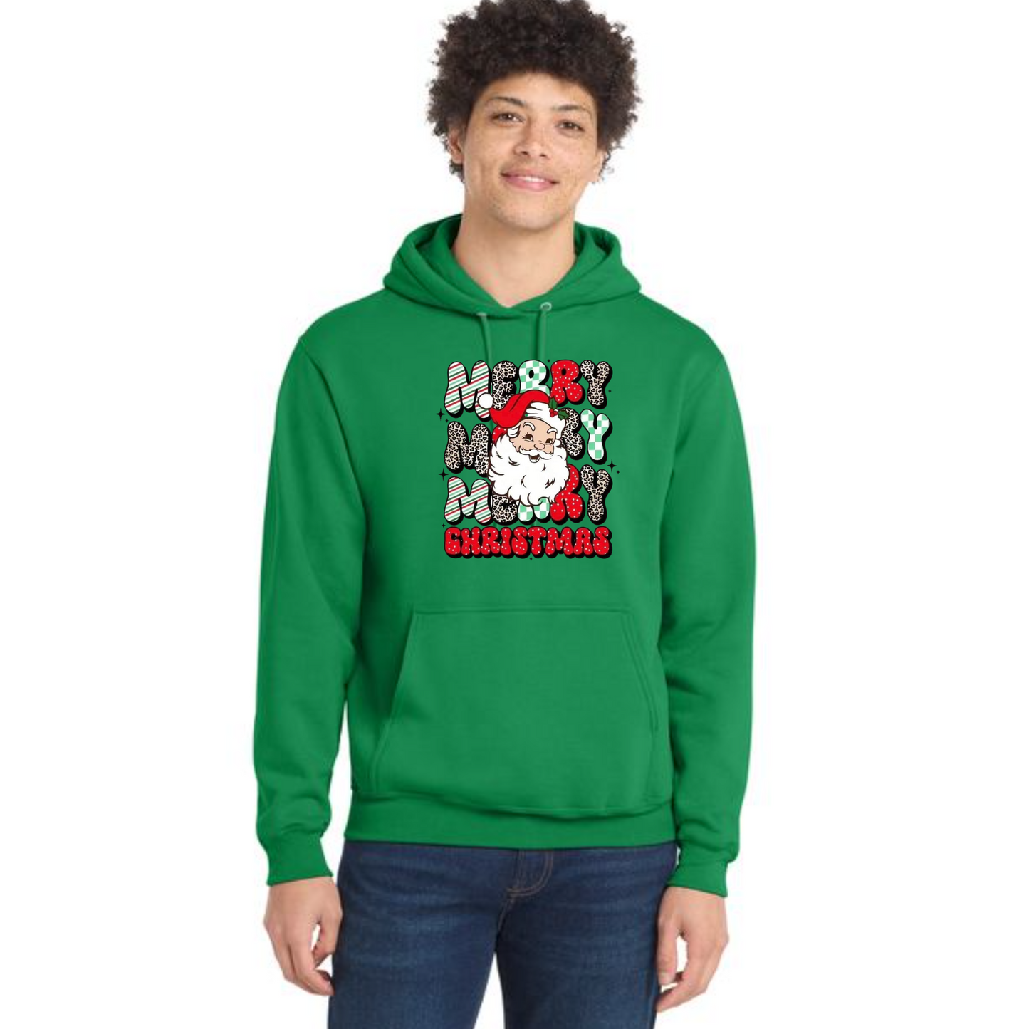 CHRISTMAS Port & Company® Core Fleece Pullover Hooded Sweatshirt 19