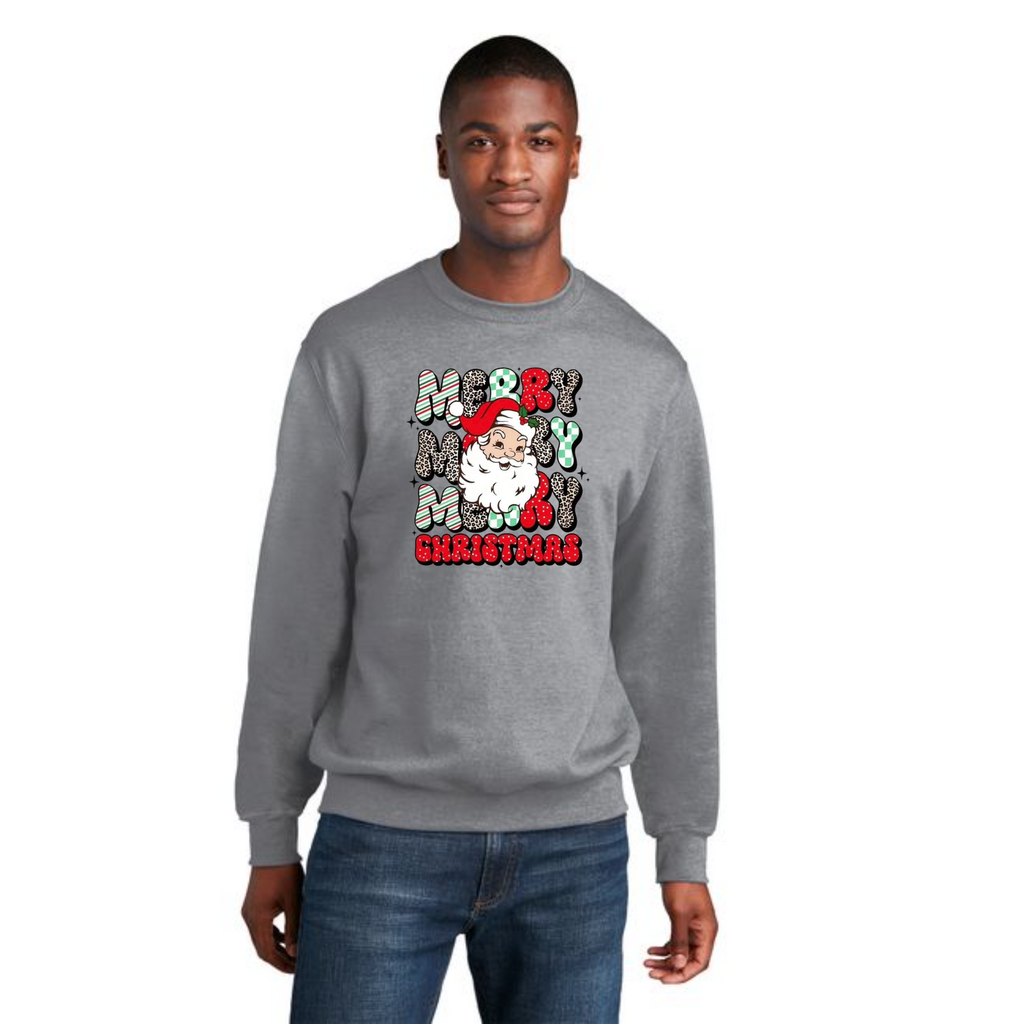 CHRISTMAS PC78 Port & Company® Core Fleece Crewneck Sweatshirt 19