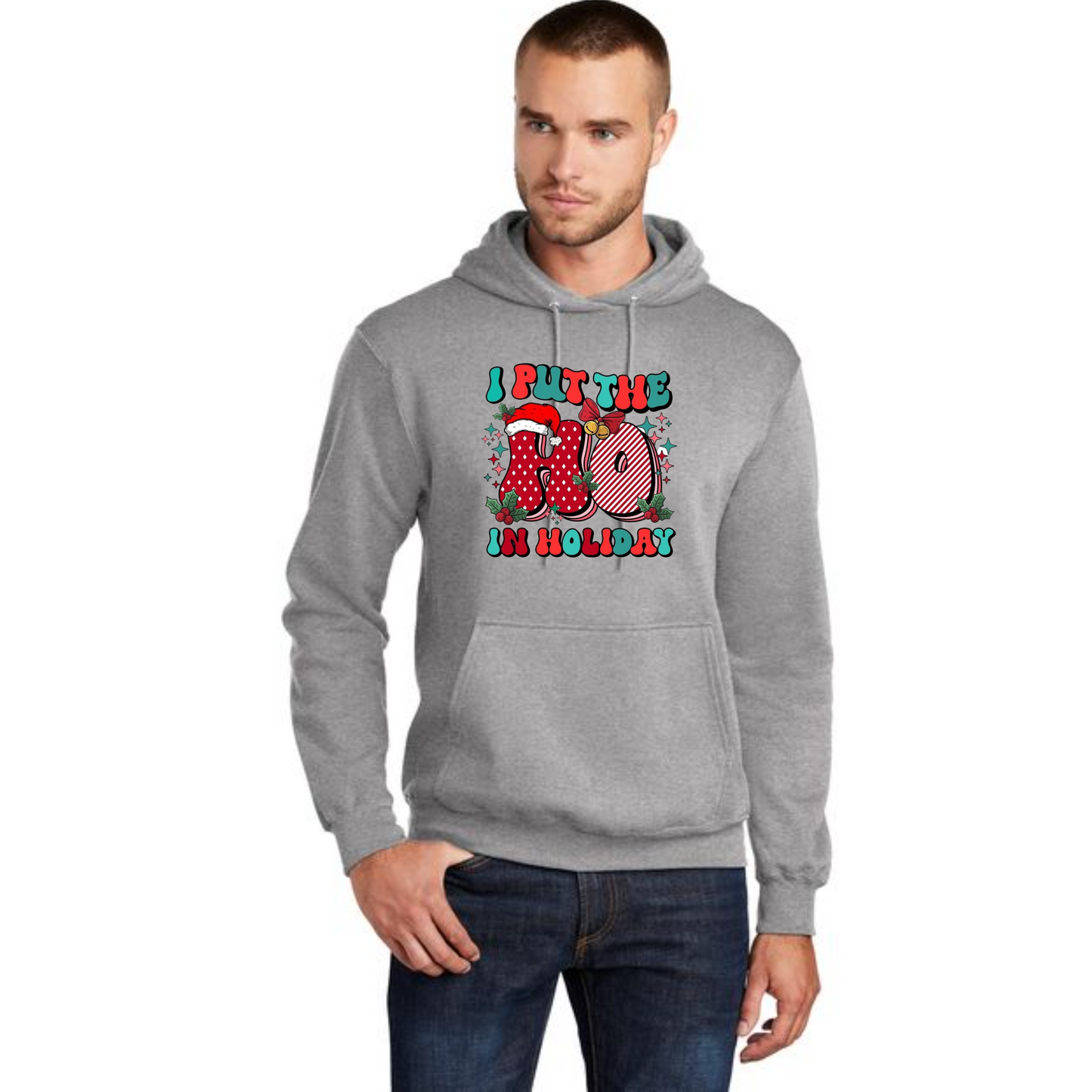 CHRISTMAS Port & Company® Core Fleece Pullover Hooded Sweatshirt 20