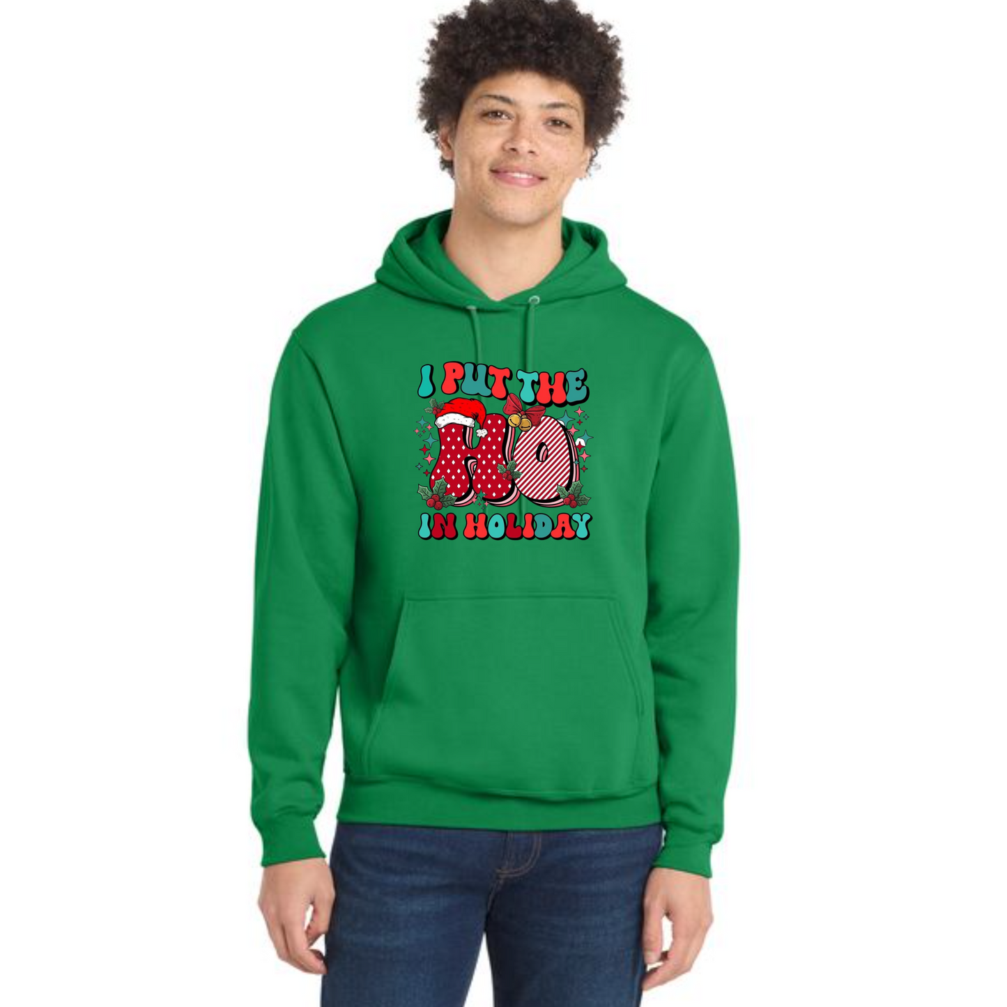CHRISTMAS Port & Company® Core Fleece Pullover Hooded Sweatshirt 20