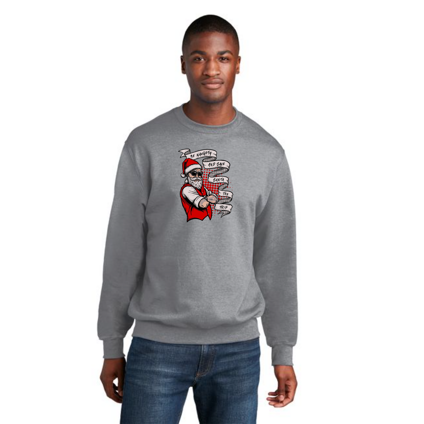CHRISTMAS PC78 Port & Company® Core Fleece Crewneck Sweatshirt 21