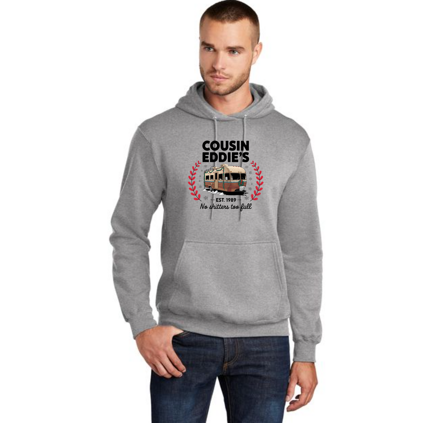 CHRISTMAS Port & Company® Core Fleece Pullover Hooded Sweatshirt 22