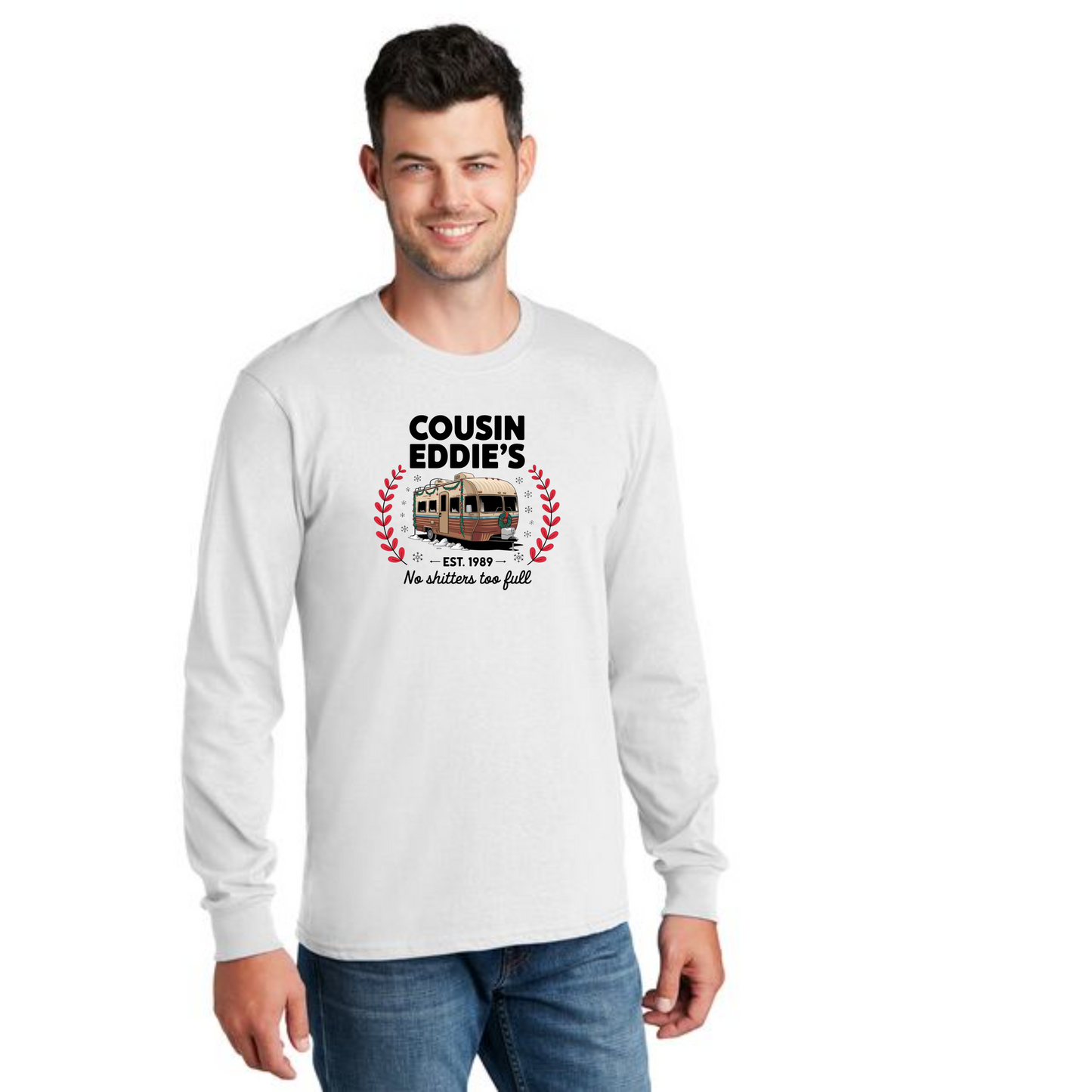 CHRISTMAS PC54LS Port & Company® Long Sleeve Core Cotton Tee 22